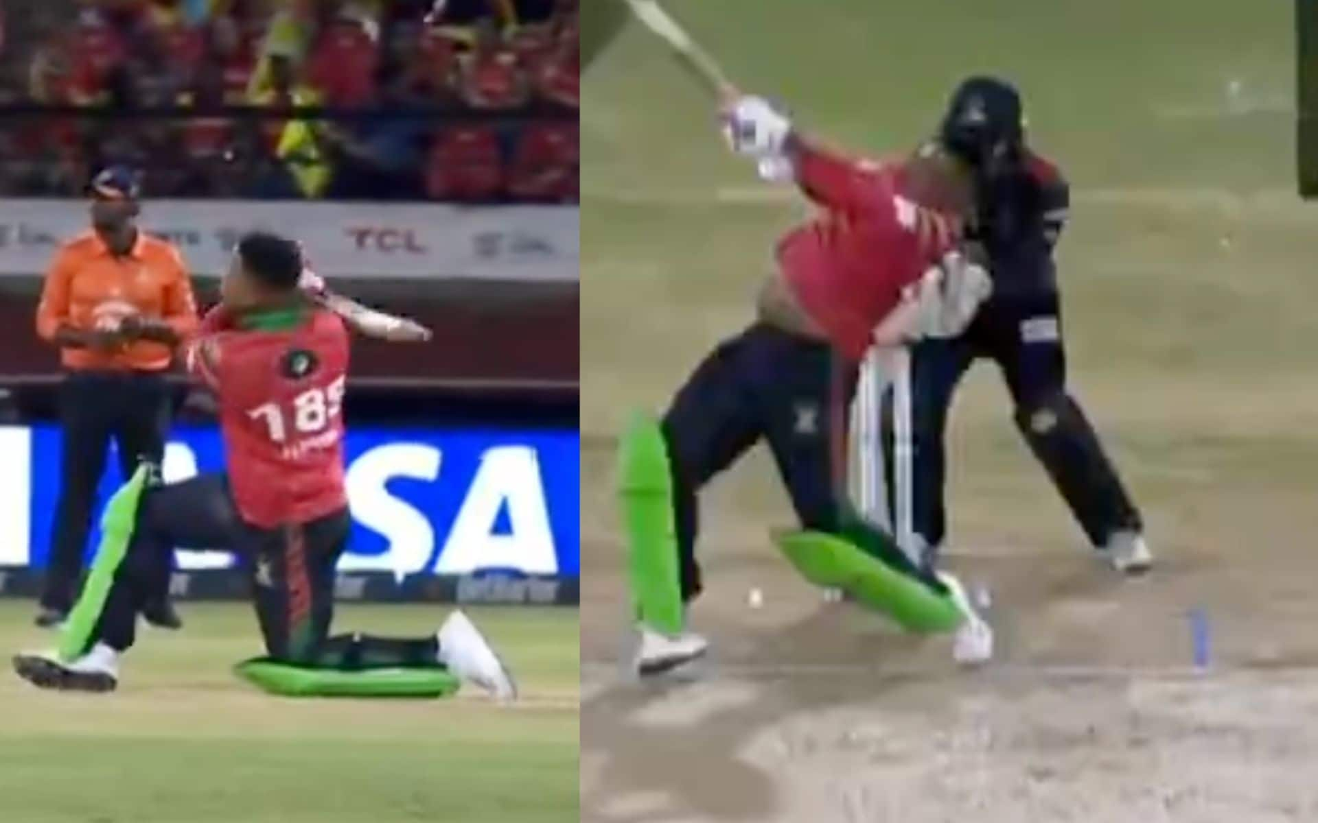 Shimron Hetmyer slammed a couple of huge sixes in the 23rd match of the CPL 2024 [X]