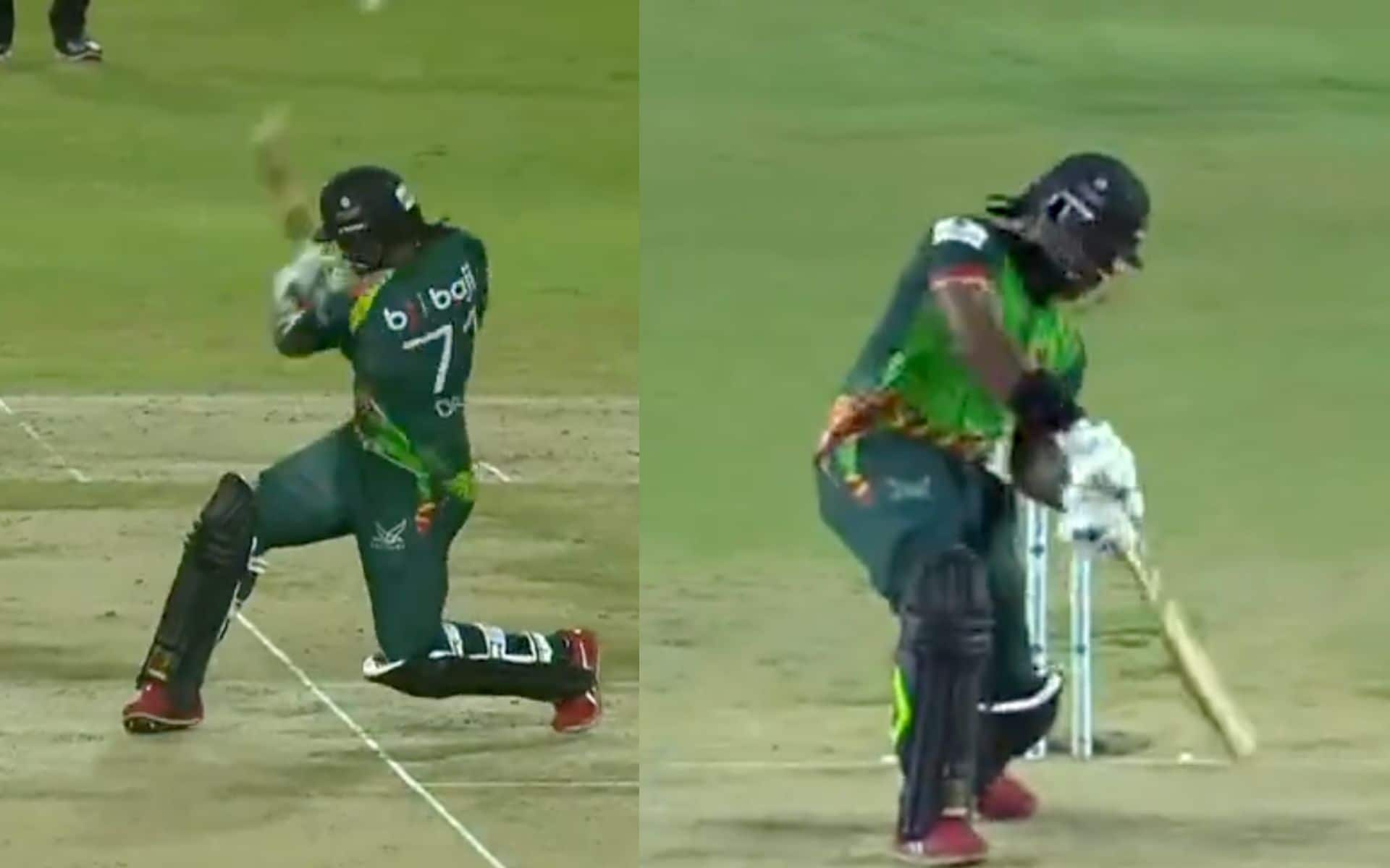 Kyle Mayers during his knock in the 25th match of CPL 2024 [X]