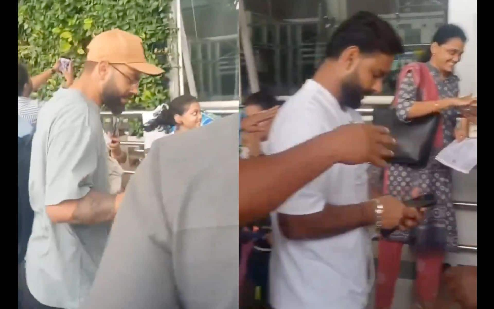 Virat Kohli and Rishabh Pant spotted at the airport (X)