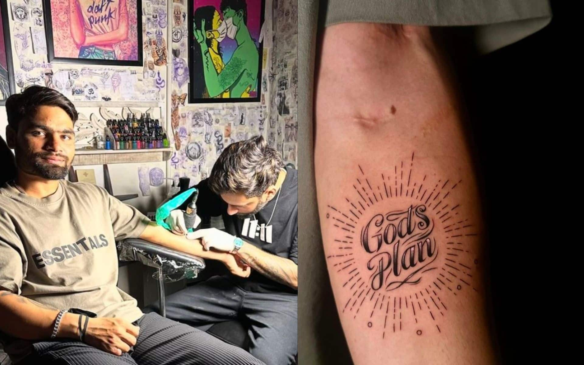 Rinku Singh Gets A New Tattoo Featuring His Iconic ‘God’s Plan’ Phrase; Check Pics