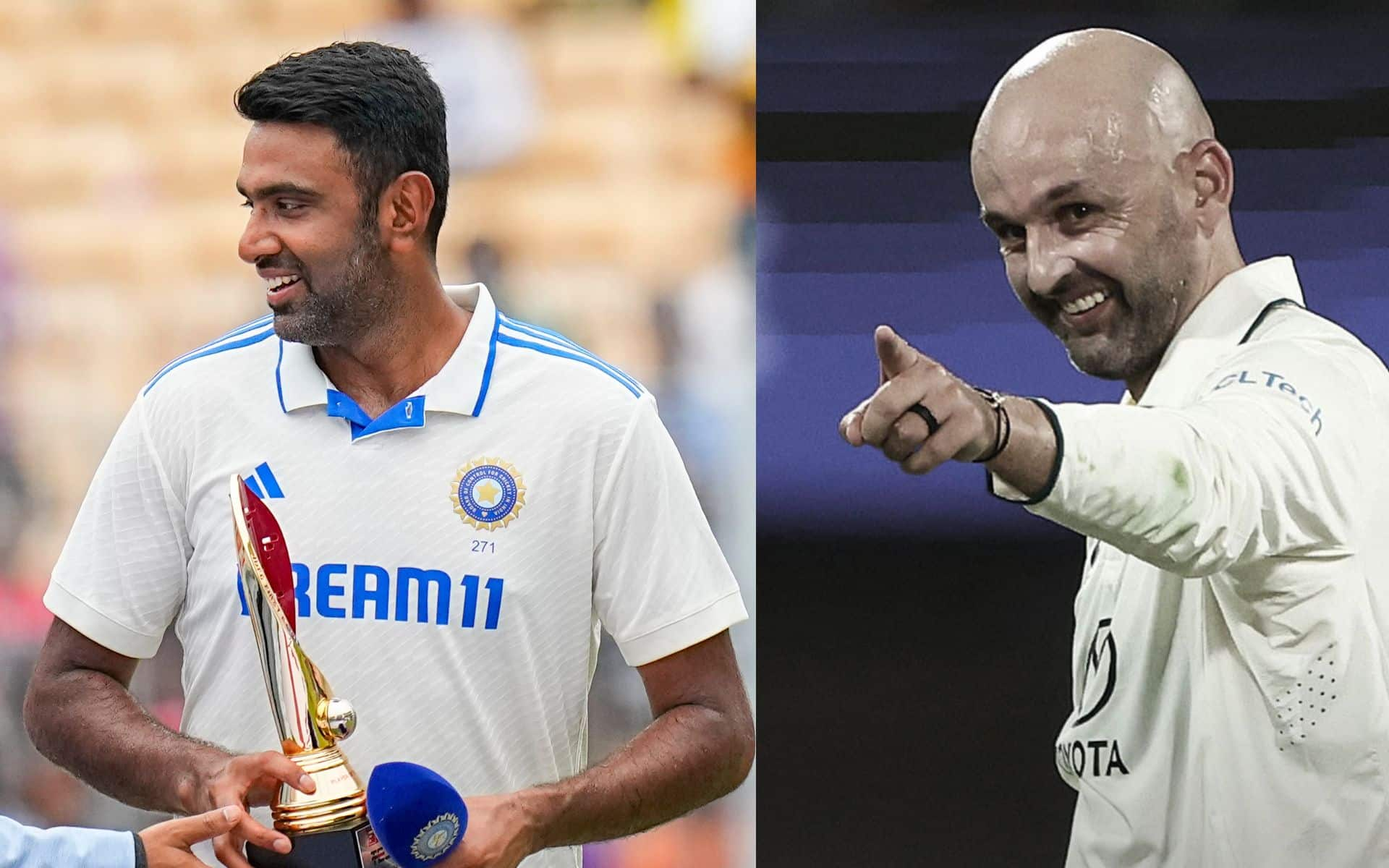 Nathan Lyon and Ashwin are two leading spinners in world cricket (PTI)