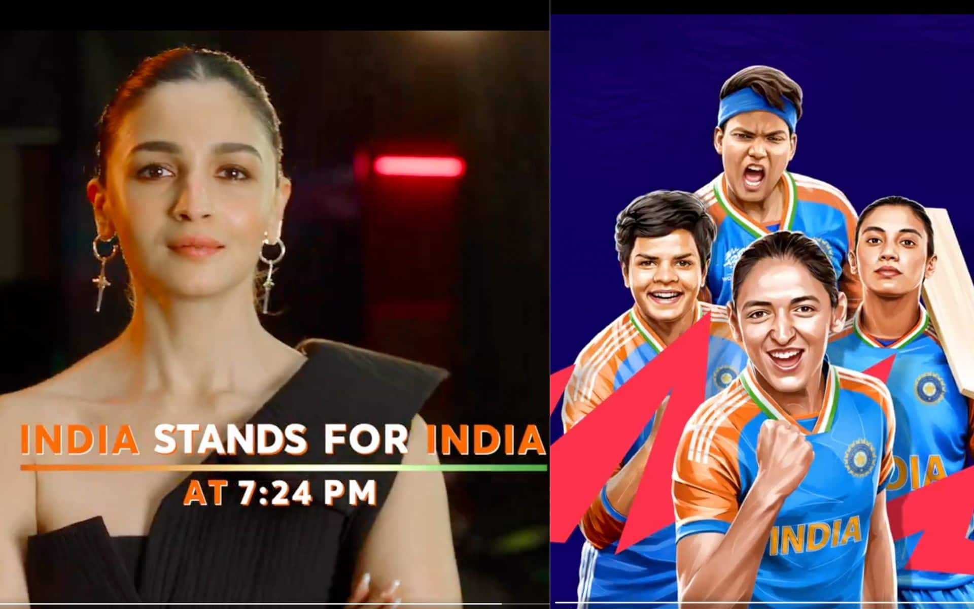 Alia Bhatt In Women's T20I World Cup Promo [Star Sports]