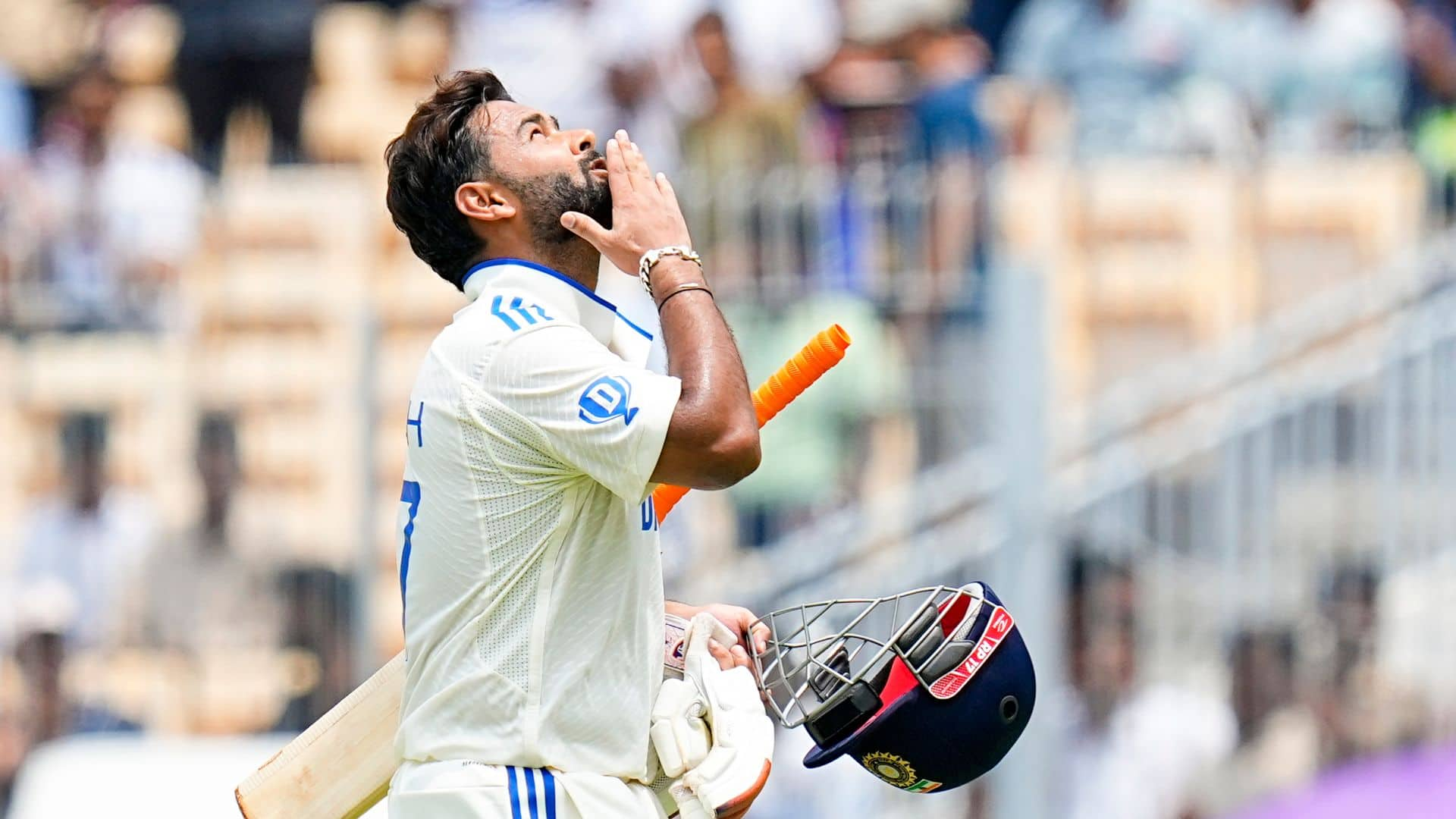 Rishabh Pant slammed a century on his comeback Test [PTI]