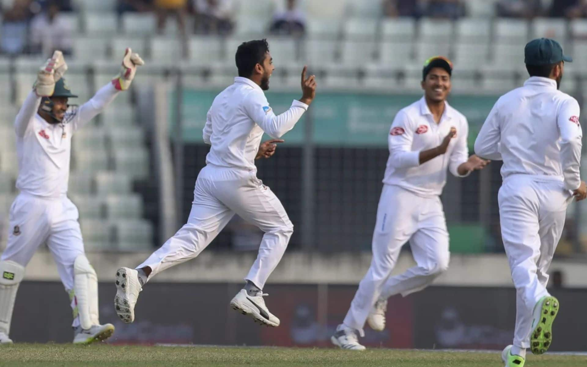 Mehidy Hasan Miraz picked up a 12-fer for Bangladesh against West Indies in 2018 (BCB)