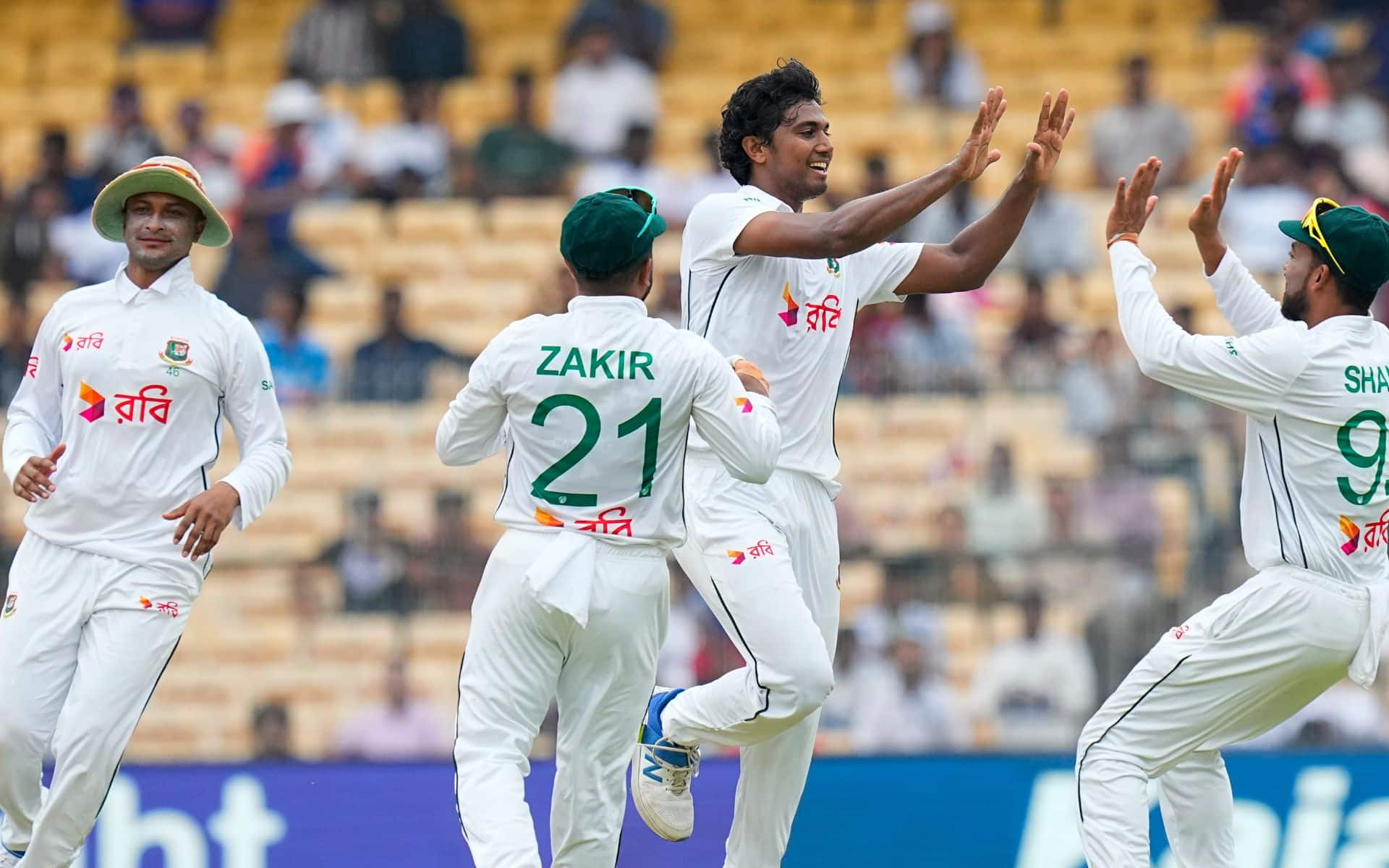 Bangladesh during the first Test vs India [PTI]