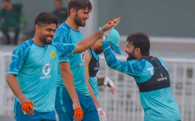 Babar Azam with Mohammad Rizwan in Pakistan training camp (PCB)