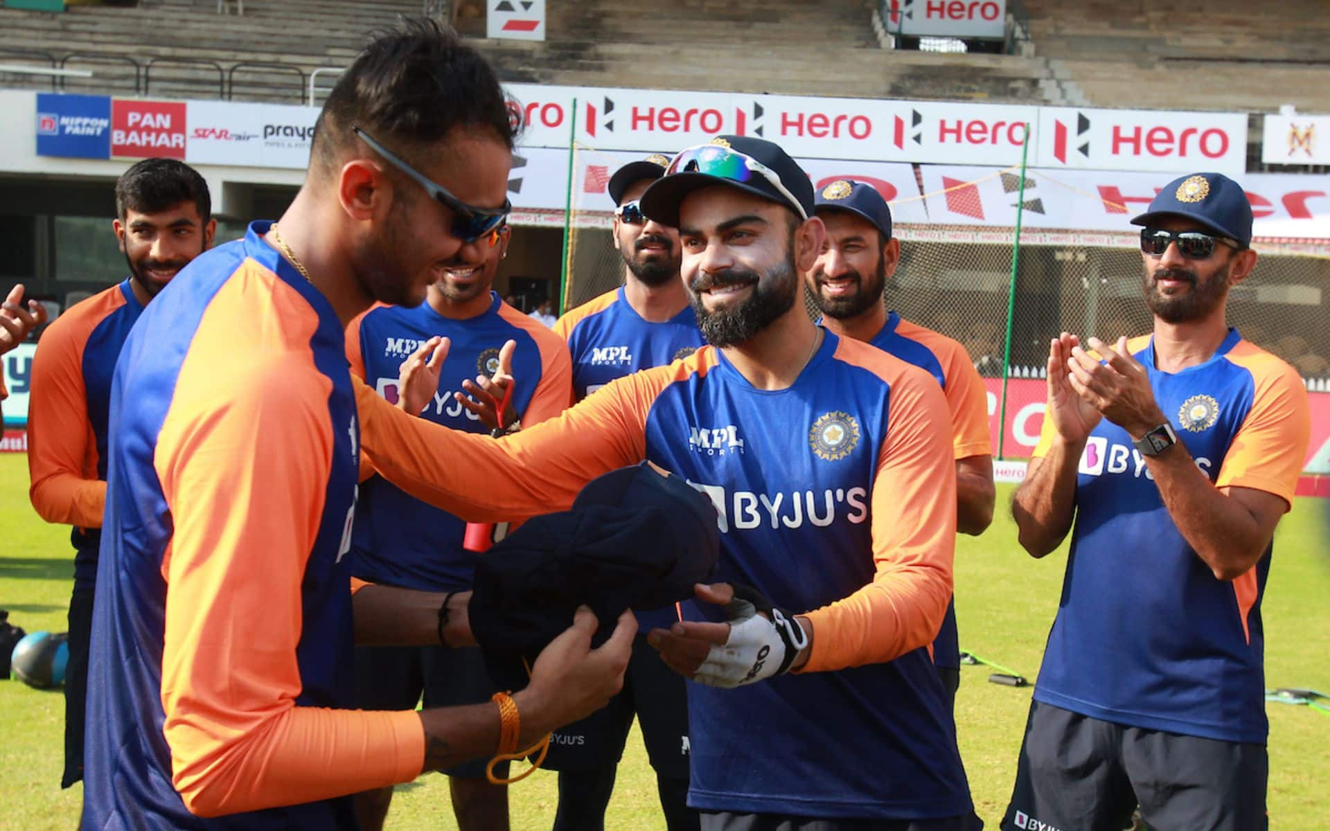 Virat Kohli and Axar Patel- ICC