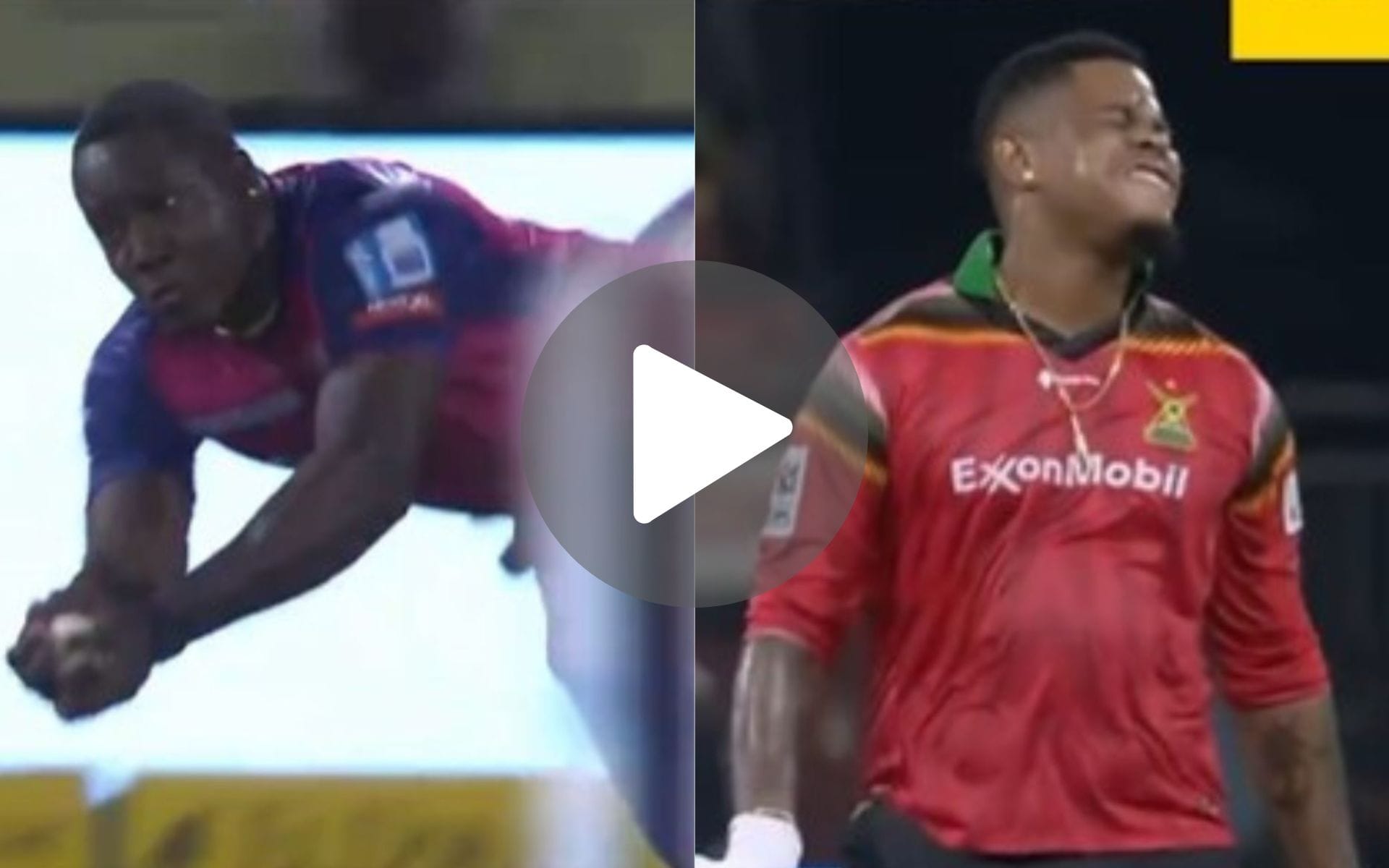 [Watch] Rovman Powell Puts In A Stunning Diving Effort To Get Rid Of Shimron Hetmyer In CPL 2024