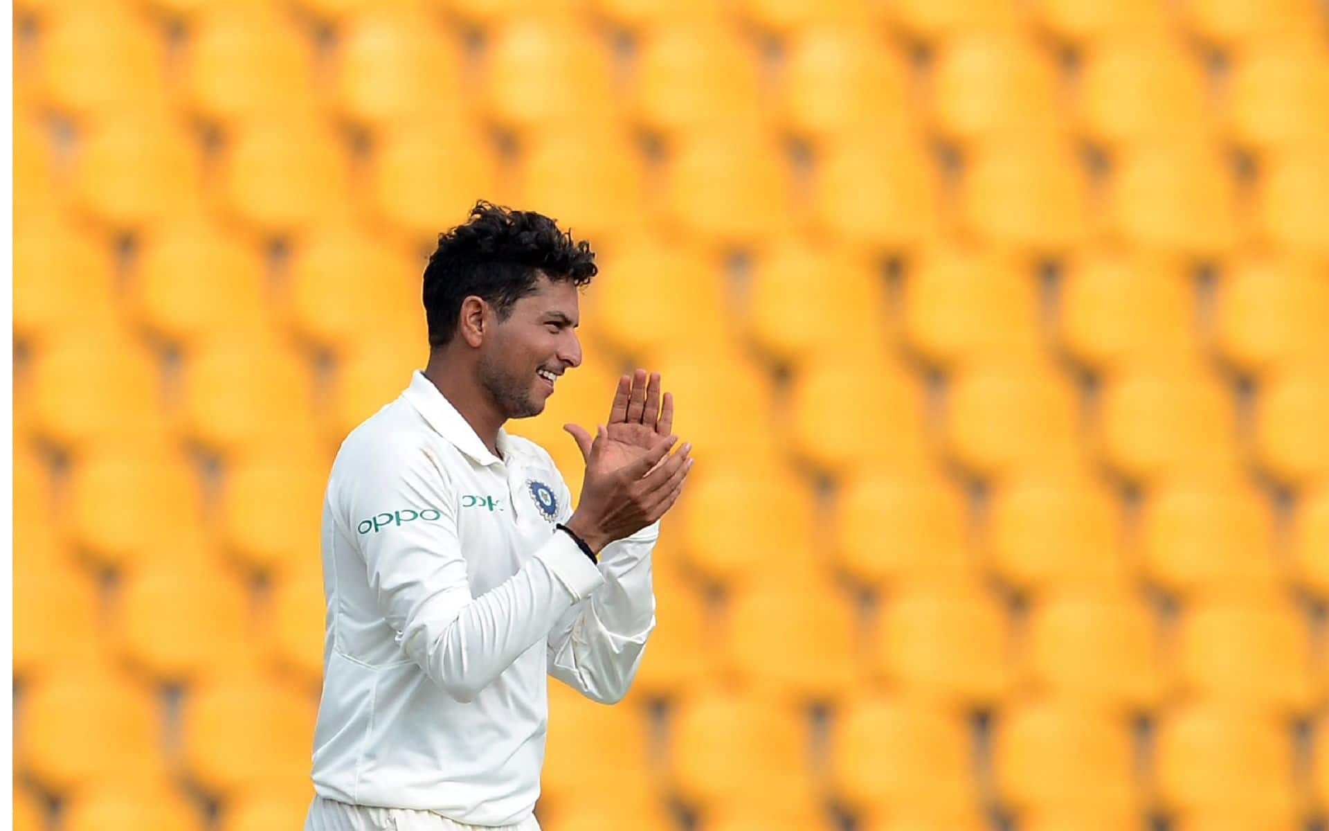 Kuldeep Yadav in Test for India (@ICC)