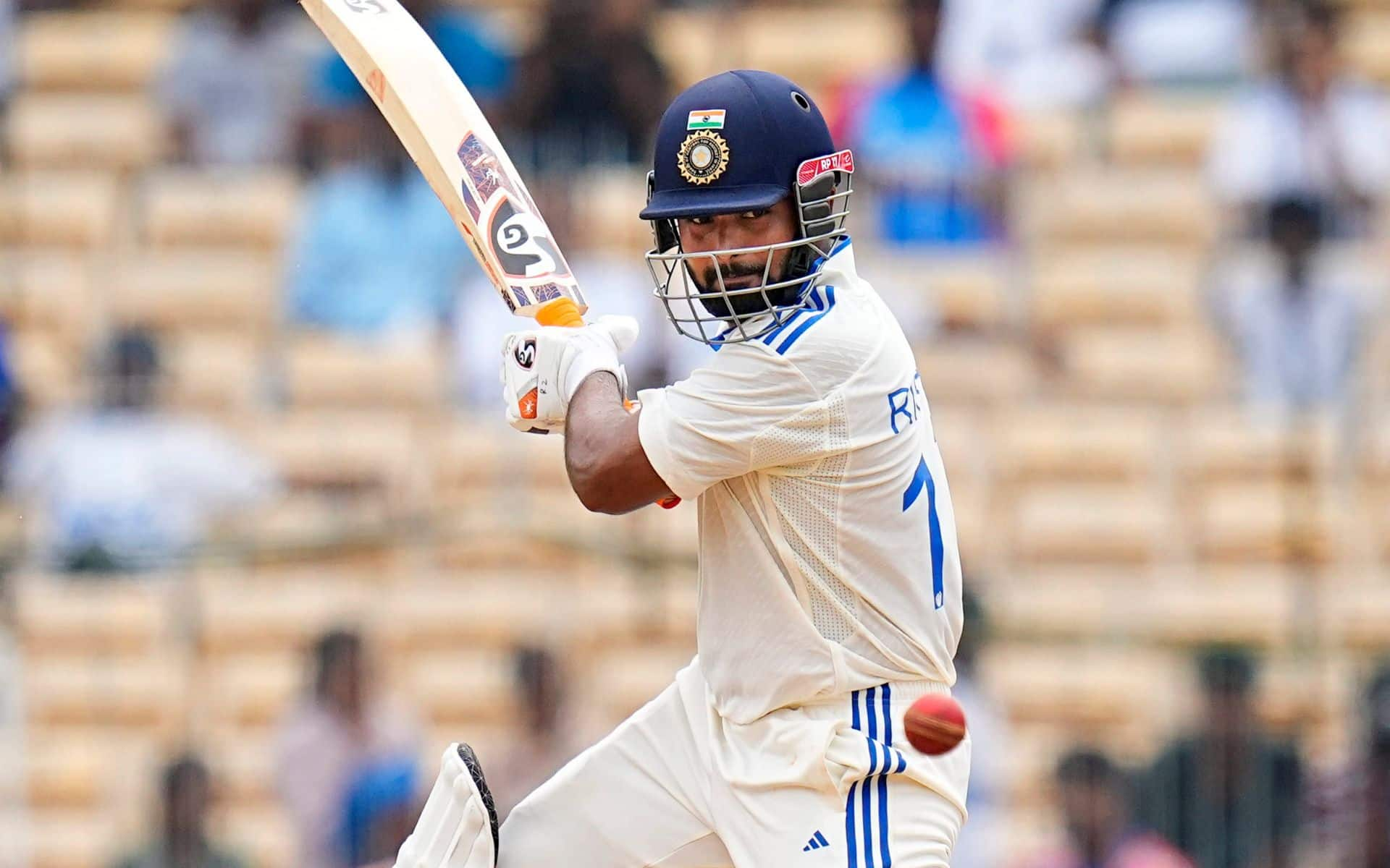 Rishabh Pant in first Test in Chennai (PTI)