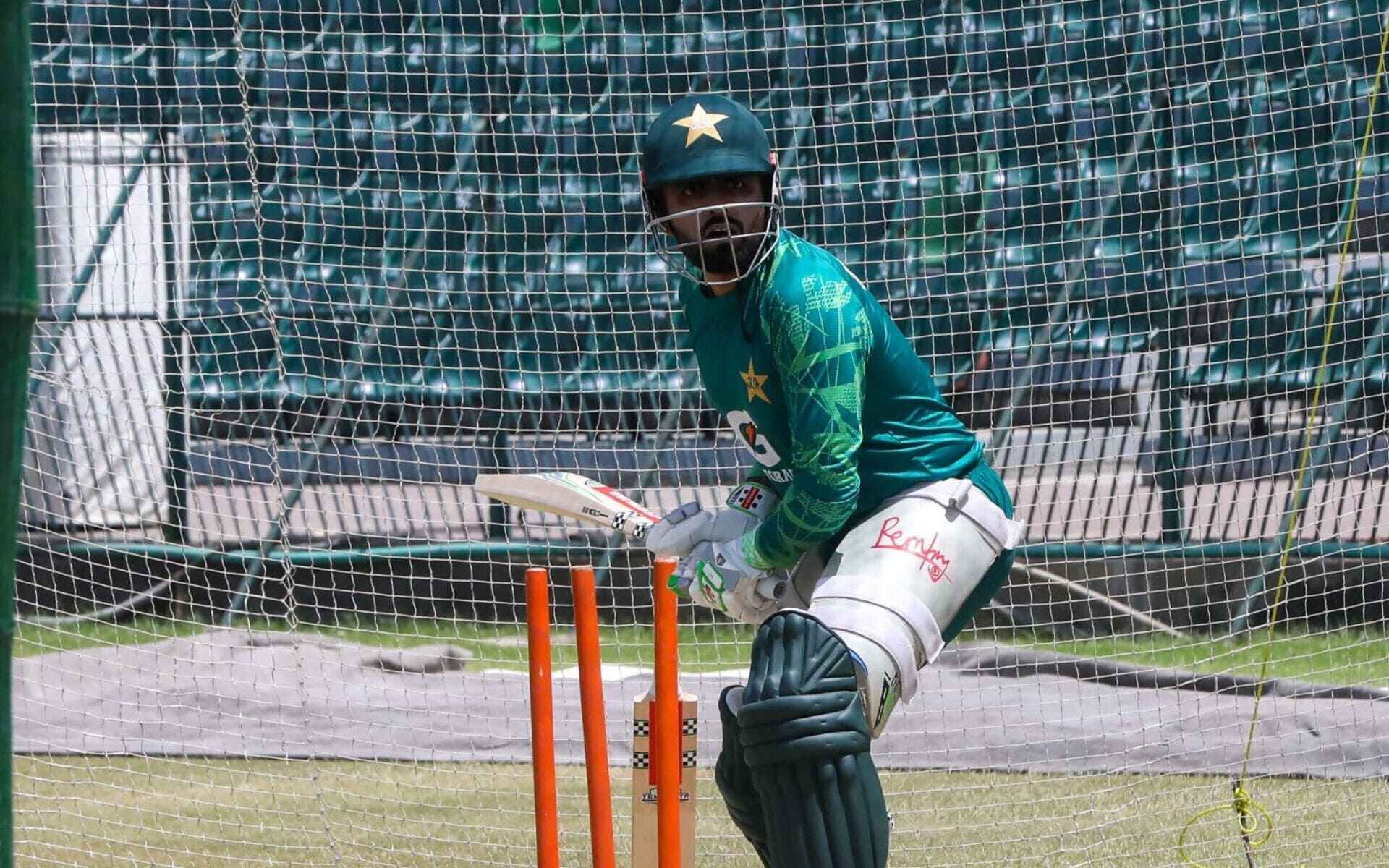 Babar Azam in the nets (@babarazam258)