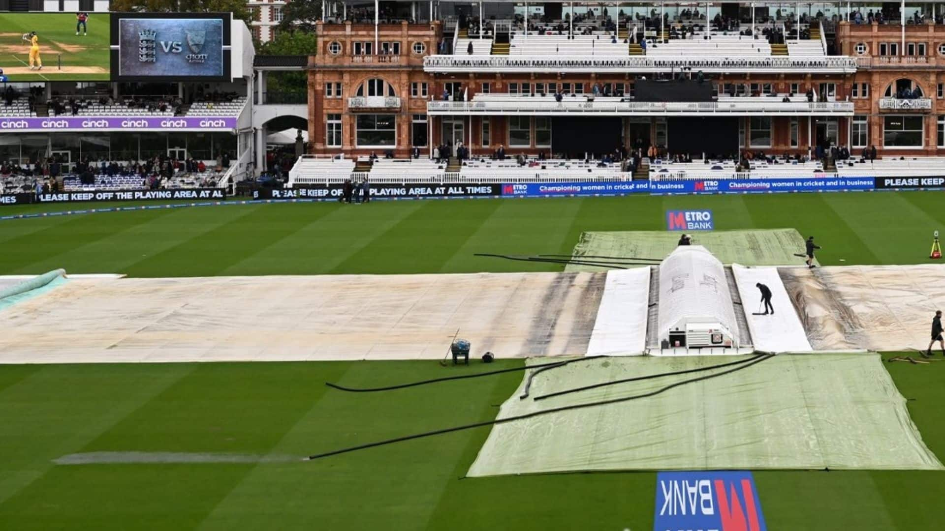 Lord’s Weather Update: AUS Vs ENG 4th ODI Reduced To 43-Overs Per Side Due To Rain