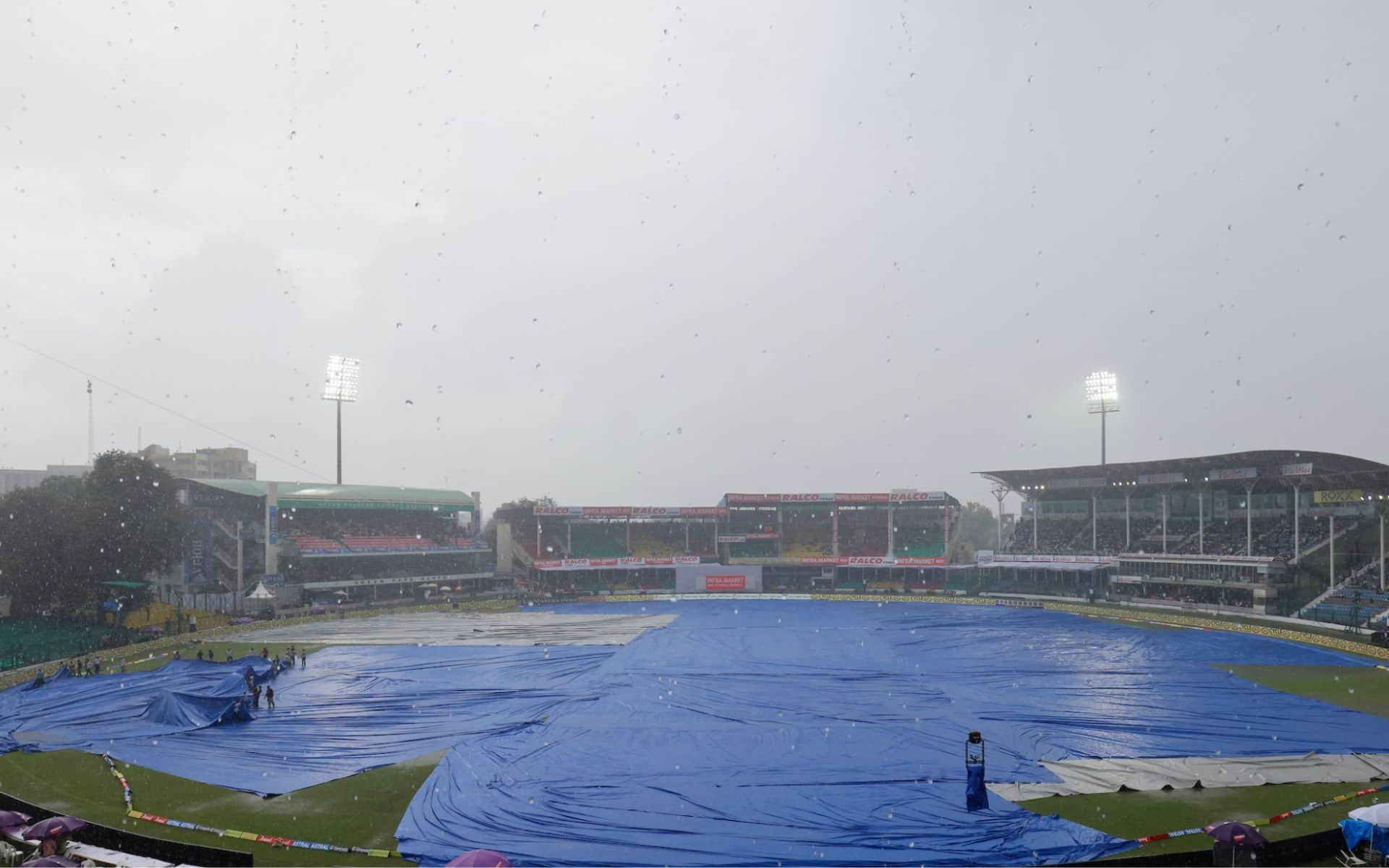 Visuals of Green Park Stadium, Kanpur (BCCI/Twitter)