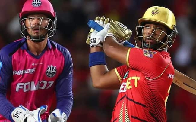 CPL 2024, TKR vs BR Match Highlights: Hosein Underpins Knight Riders' Win After Pollard, Russell And Pooran Show