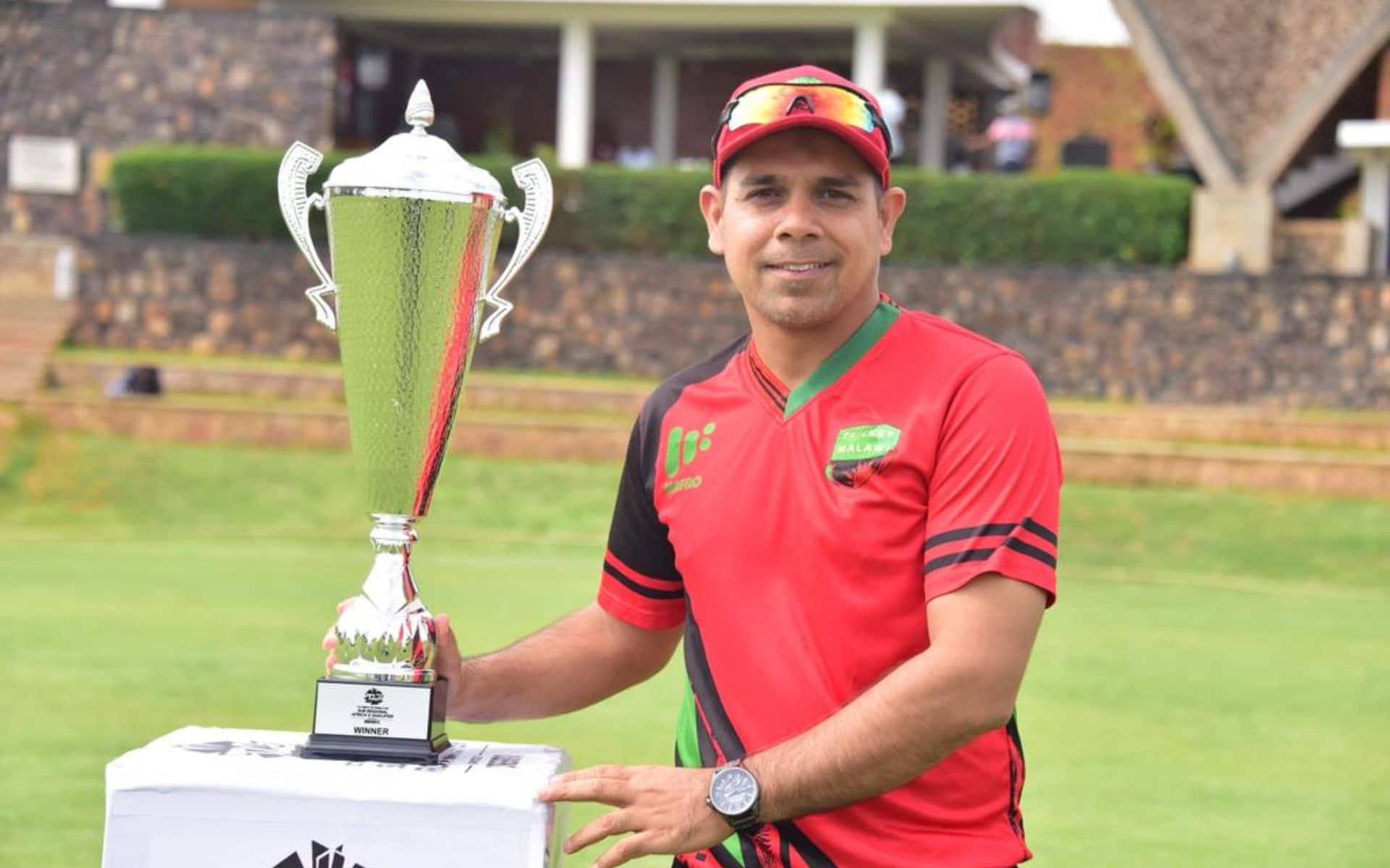 Moazzam Baig of Malawi recently grabbed his third T20I fifer (@moazzambaig/X.com)