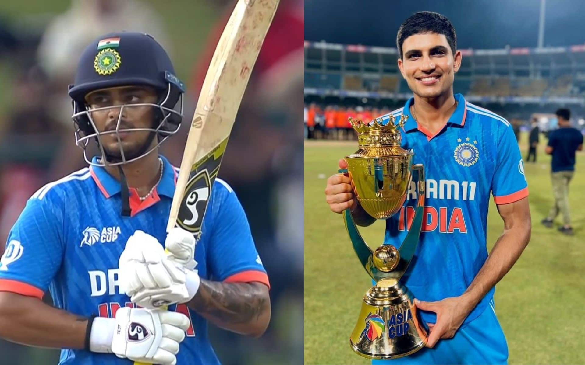 Ishan Kishan and Shubman Gill (Source: @OverMidWicket/x.com)