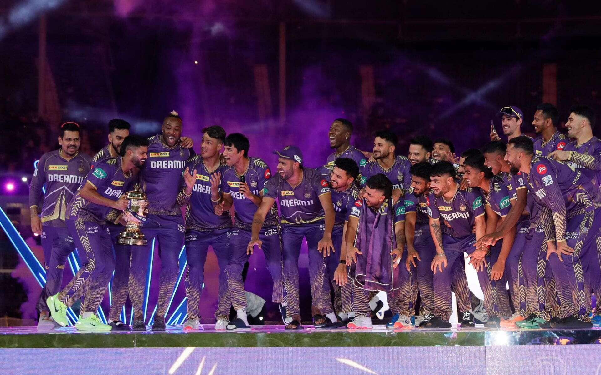 KKR after winning IPL 2024 [Source: @KKRiders/x.com]