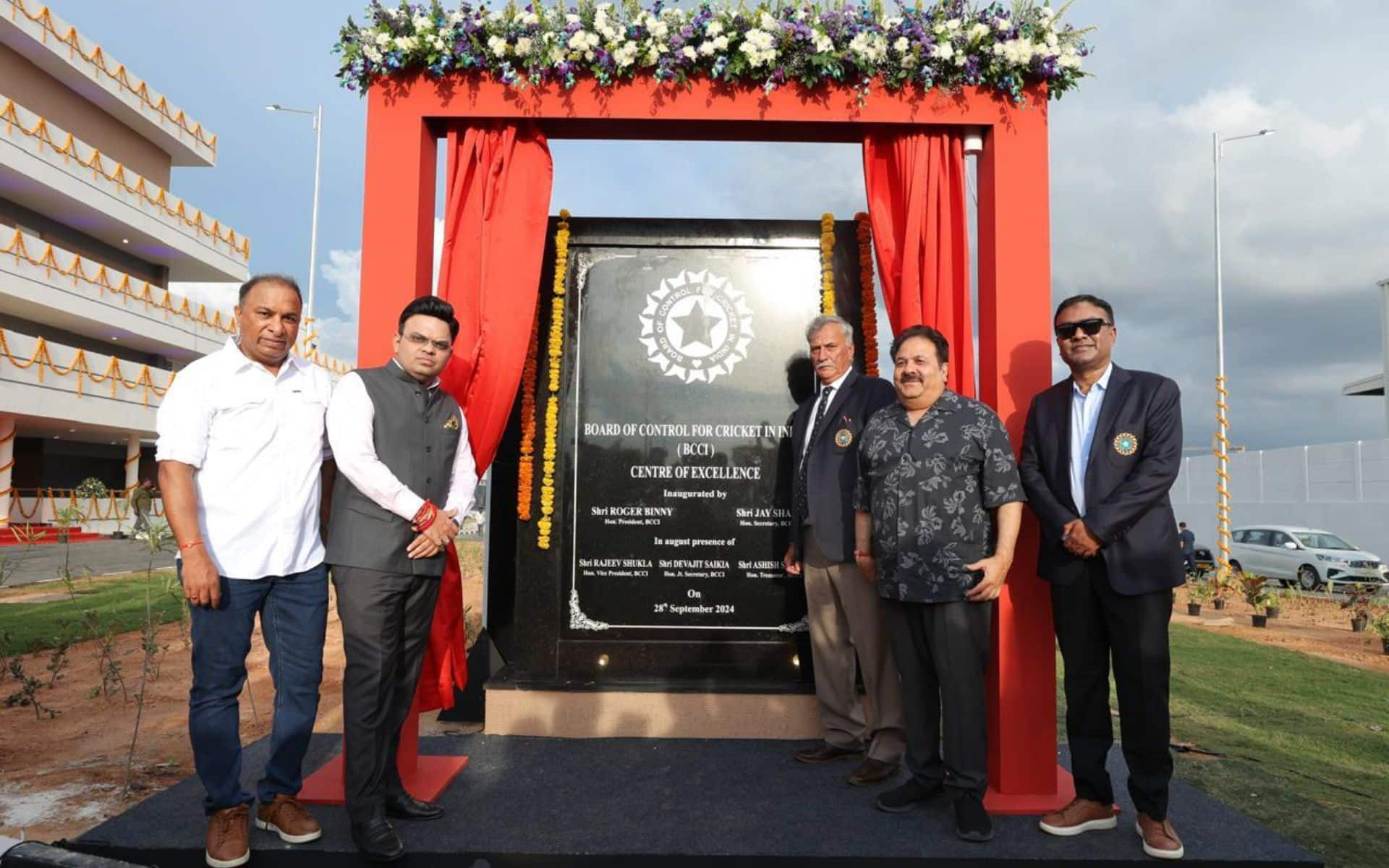 Jay Shah inaugrates NCA- ( Source: @GauravGupta/X.com)