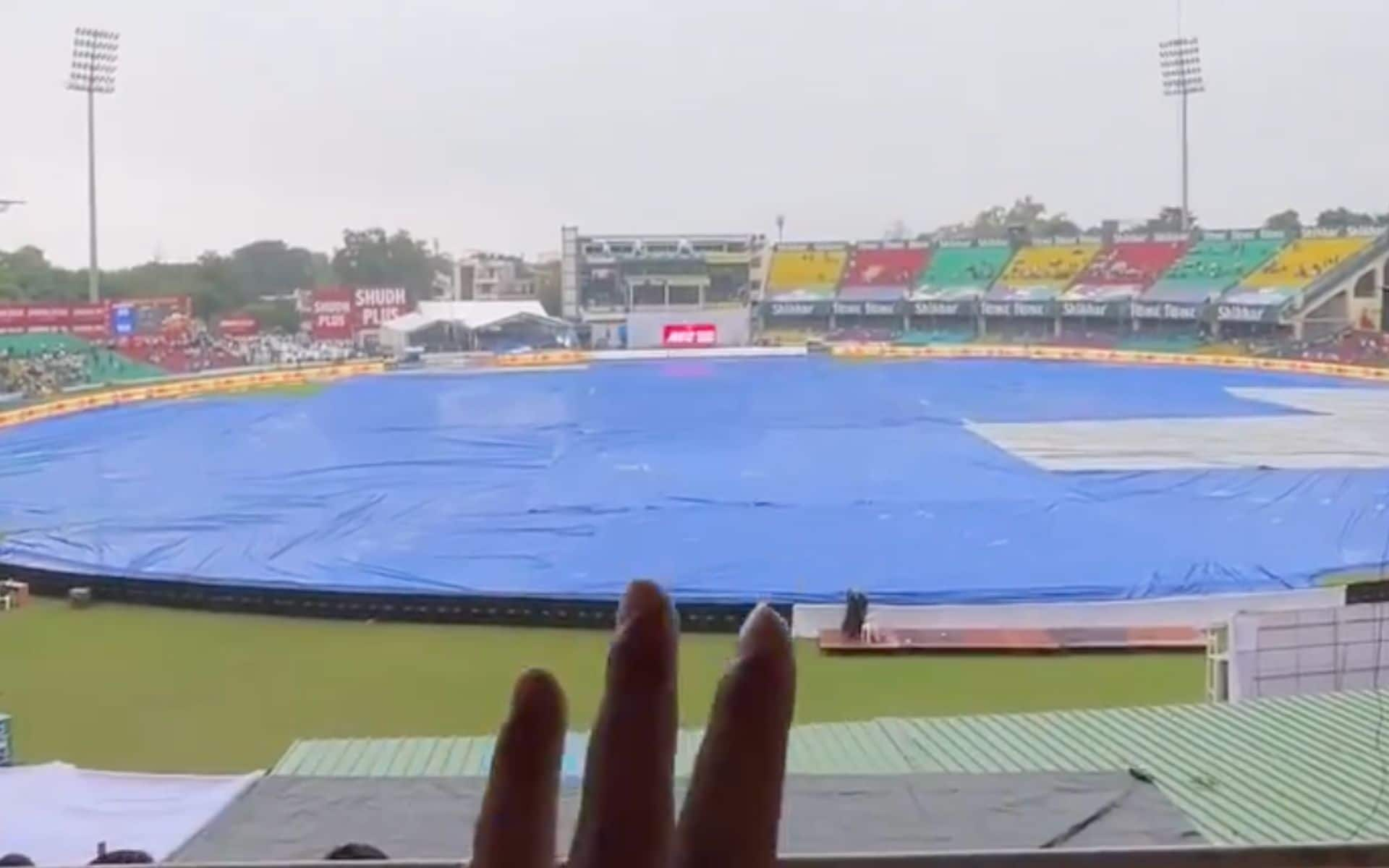 Green Park Stadium in Kanpur (Source:Screengrab from@gocvideo/X.com)