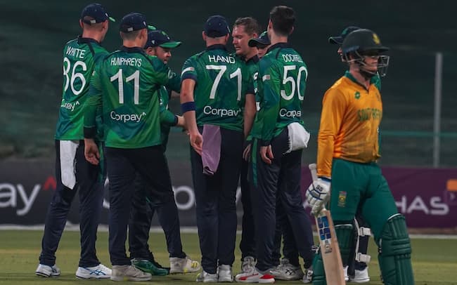 Ireland stunned South Africa by levelling series [Source: @cricketireland/x]