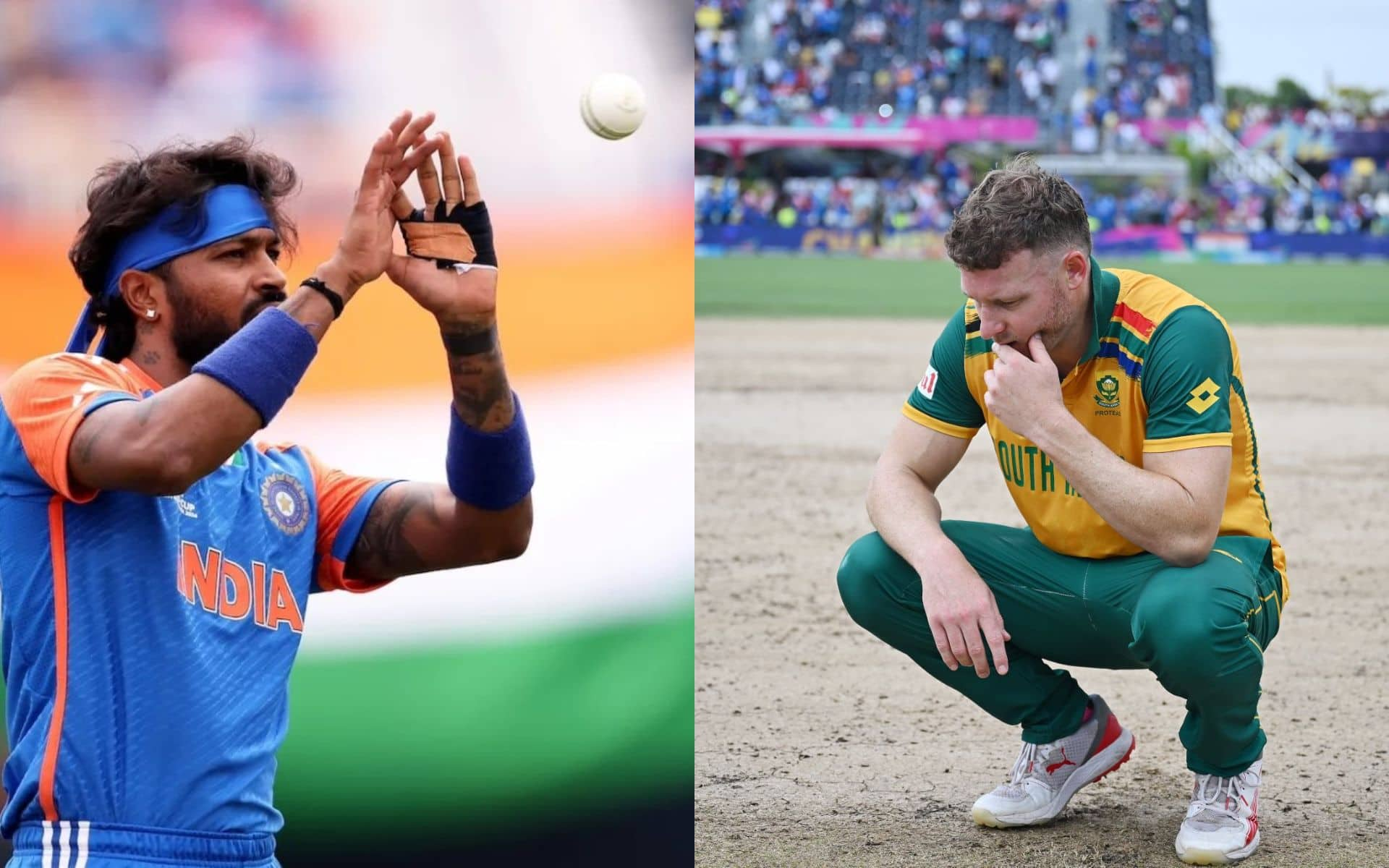 Hardik Pandya and Miller (Source: @TheCricketPanda/x.com, @CricCrazyJohns/x.com)