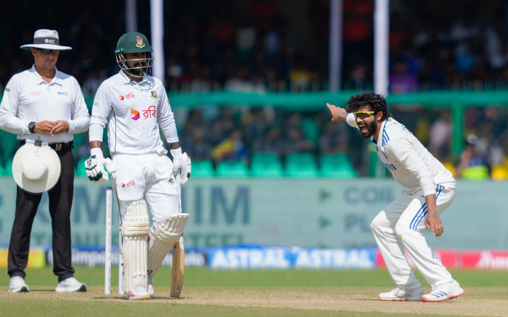 Ravindra Jadeja against Bangladesh in second Test (Source: PTI)