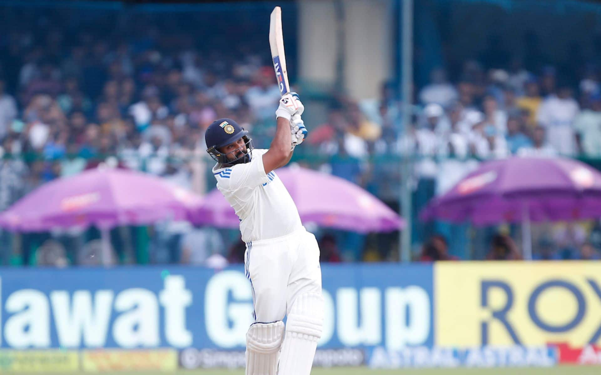 Rohit Sharma departs after Thunderous Knock [Source: @CricketNDTV/X.com]