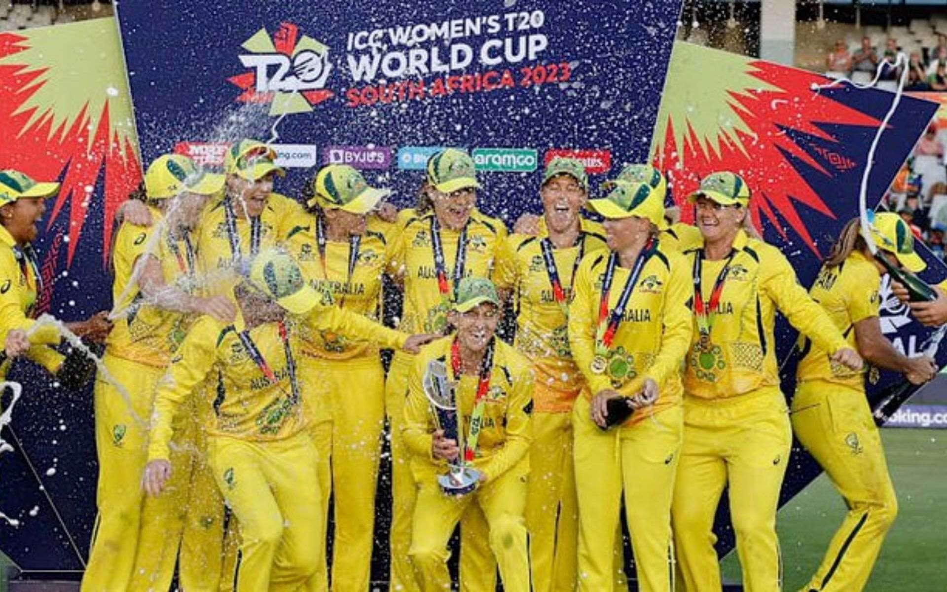 Australia have won the Women's T20 WC a record six times [Source: @T20WorldCup/x.com]