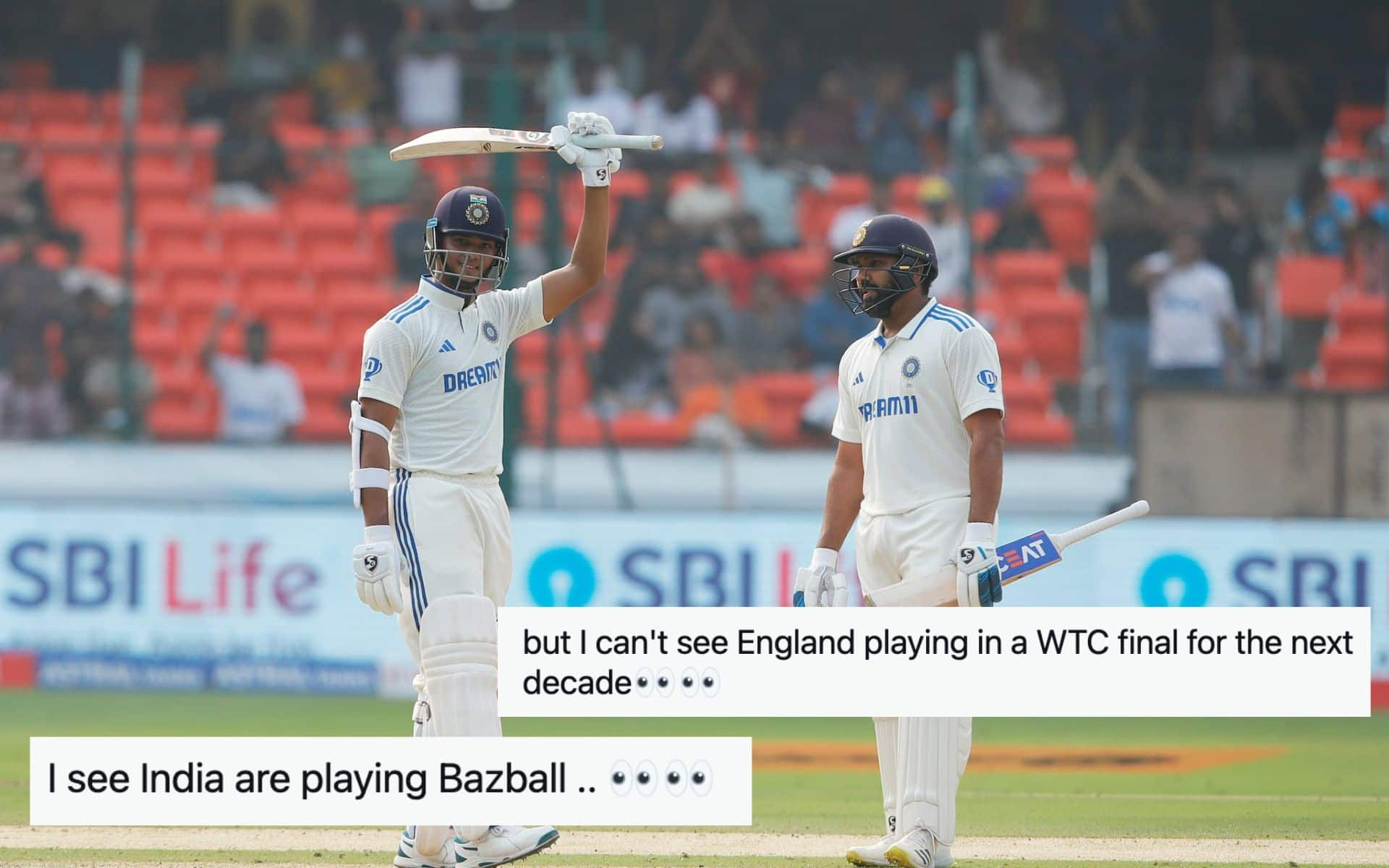 India vs England second Test (Source: @weRcricket/x.com)