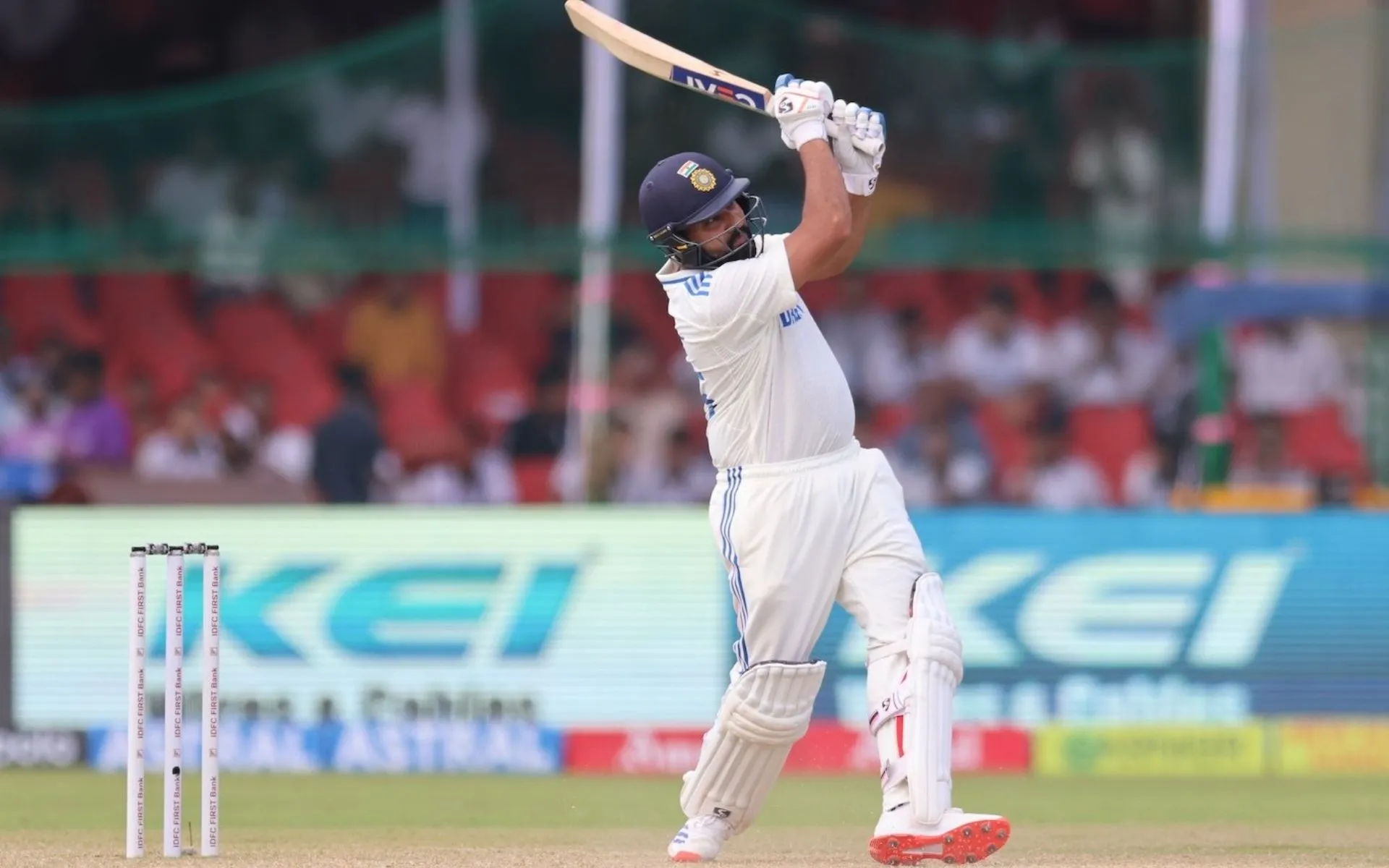 Rohit Sharma in the second Test against Bangladesh (Source: @therohitfactor/x.com) 