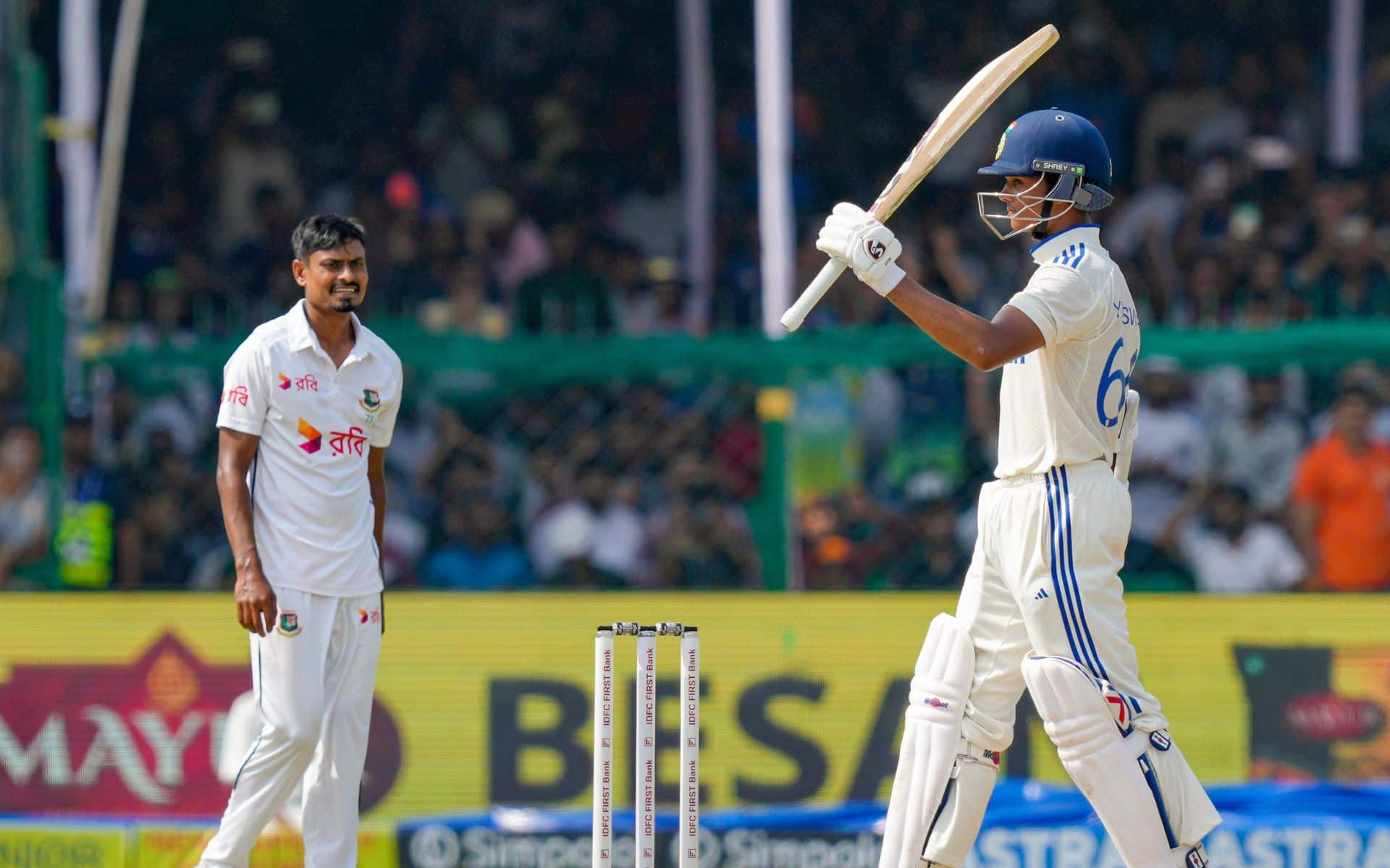 Jaiswal after his fifty against Bangladesh (Source: PTI)