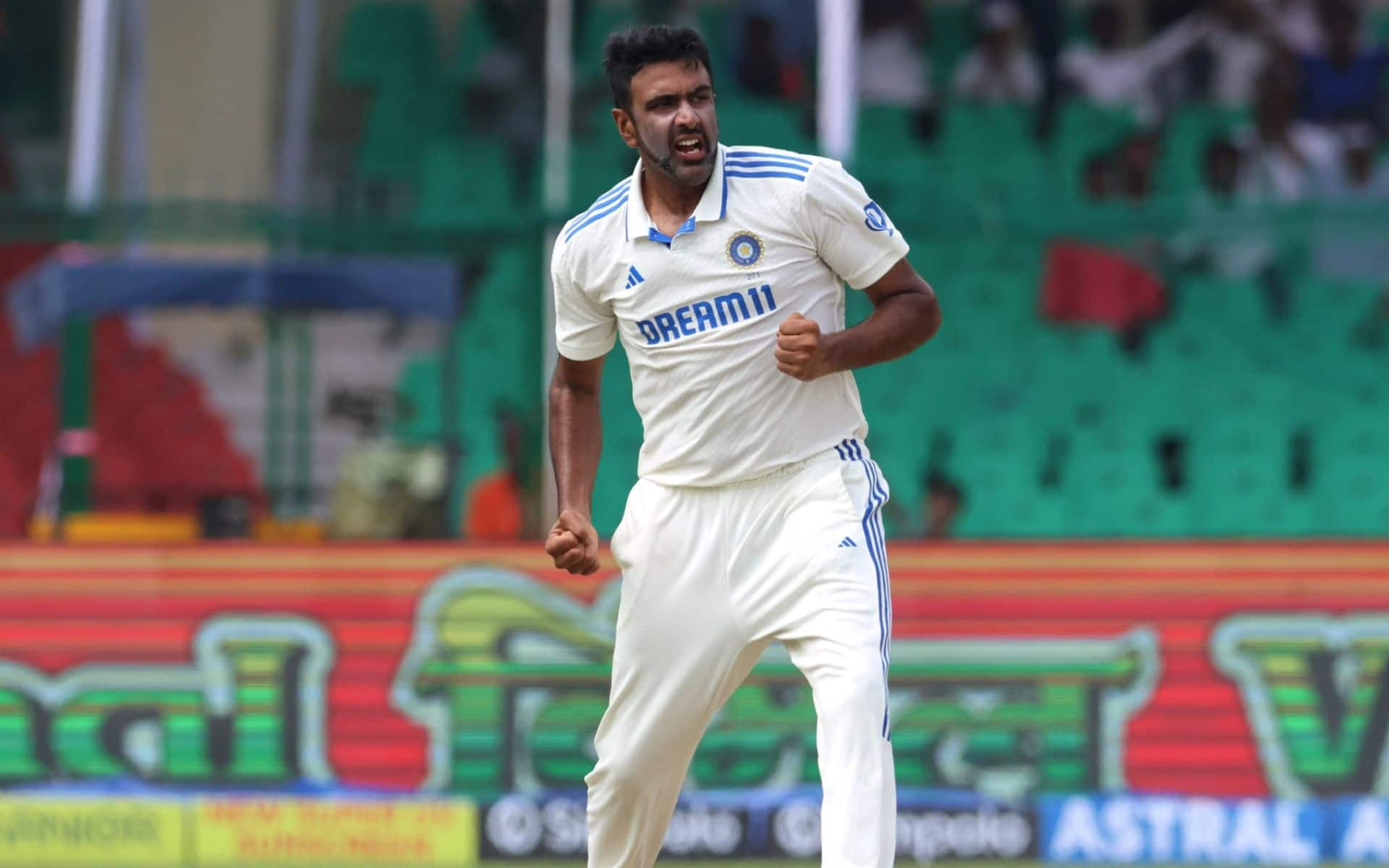 Ravichandran Ashwin in the second Test (Source: @CricCrazyJohns/x.com)