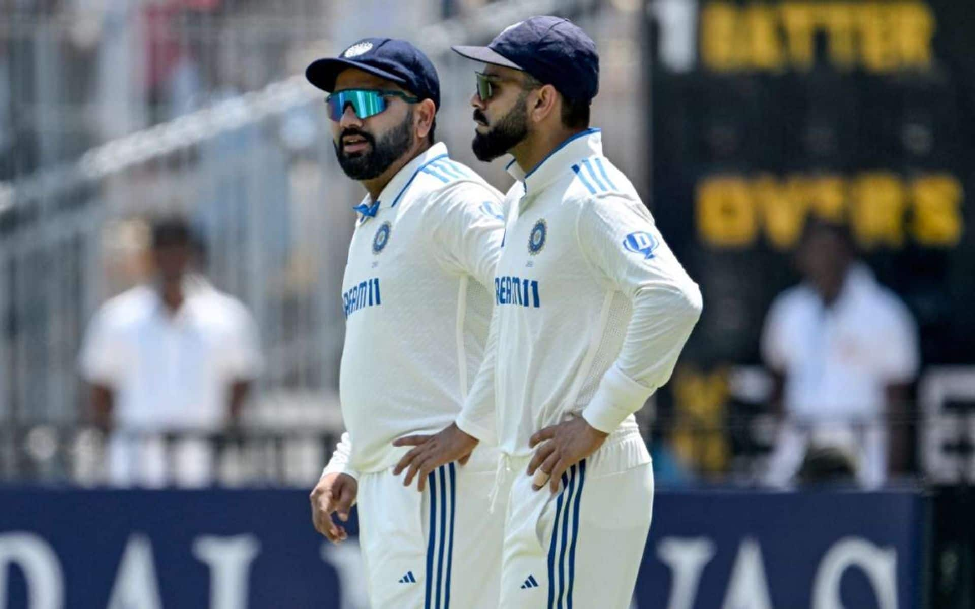 Rohit Sharma and Virat Kohli (Source: @LoyleRohitFan/x.com)