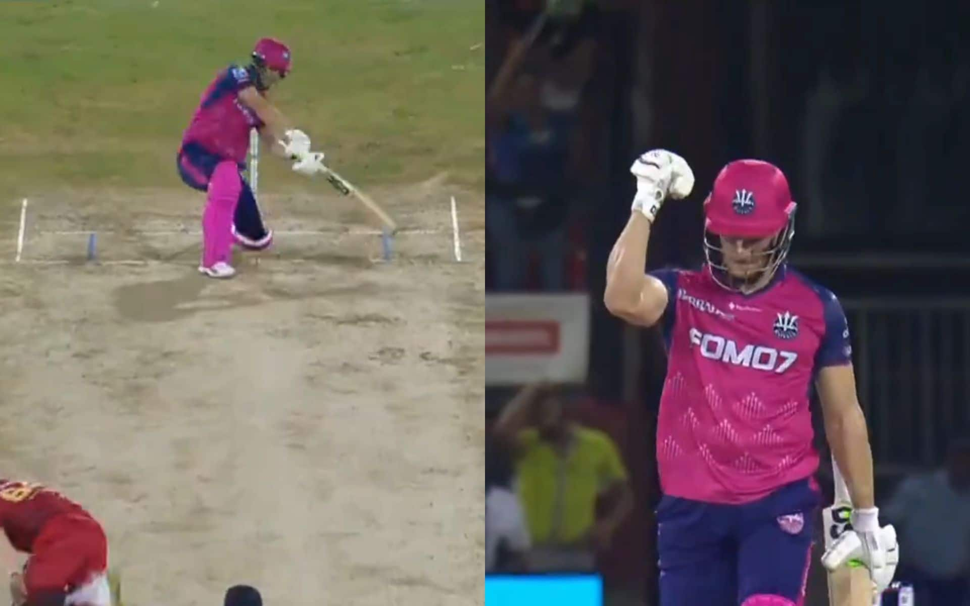 David Miller Flexes His Muscles (Screengrab from @cpl/x)