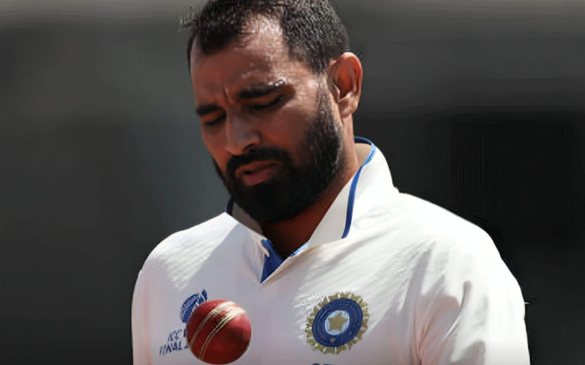 Mohammed Shami has injured his right knee [Source: @OneCricketApp/x.com]