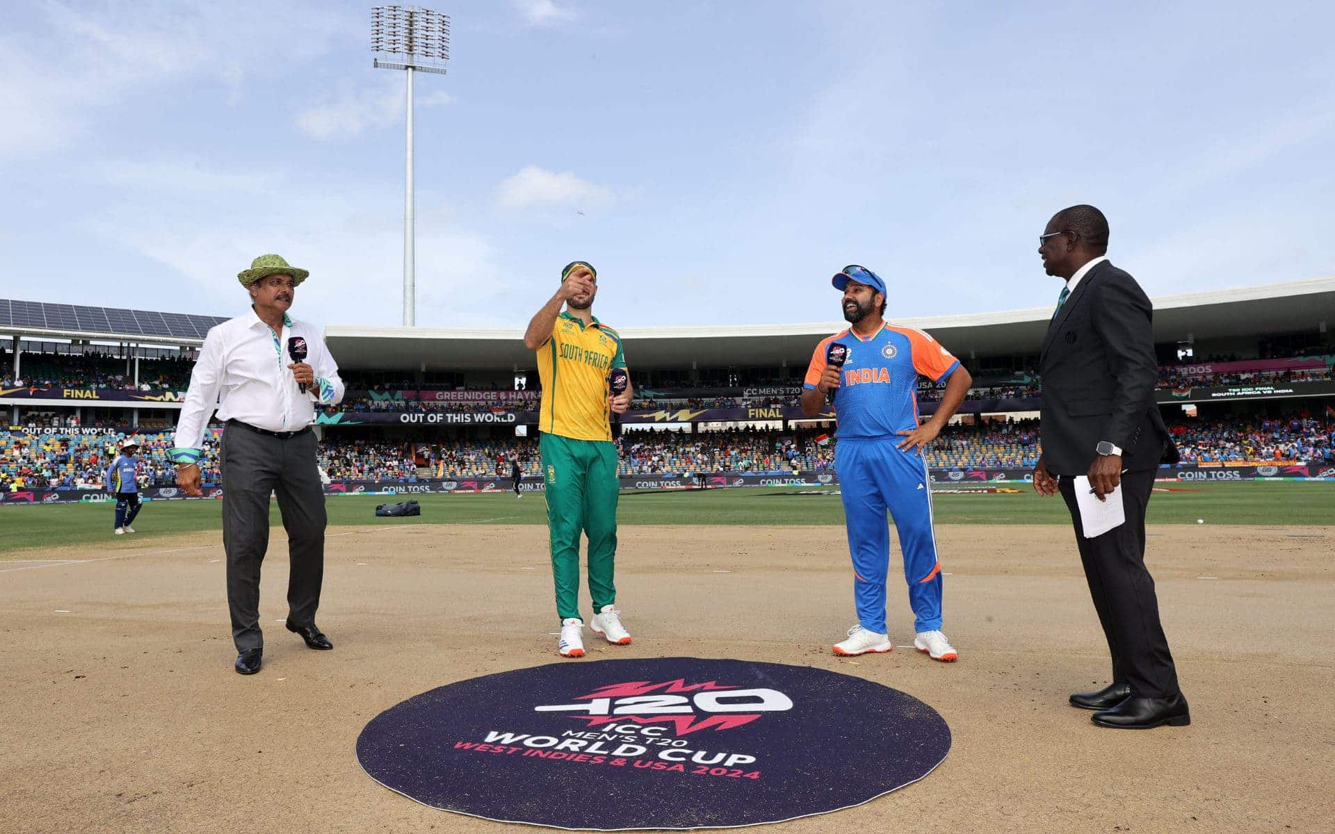 Rohit Sharma Toss- (Source: @Hydrogen45/X.com)