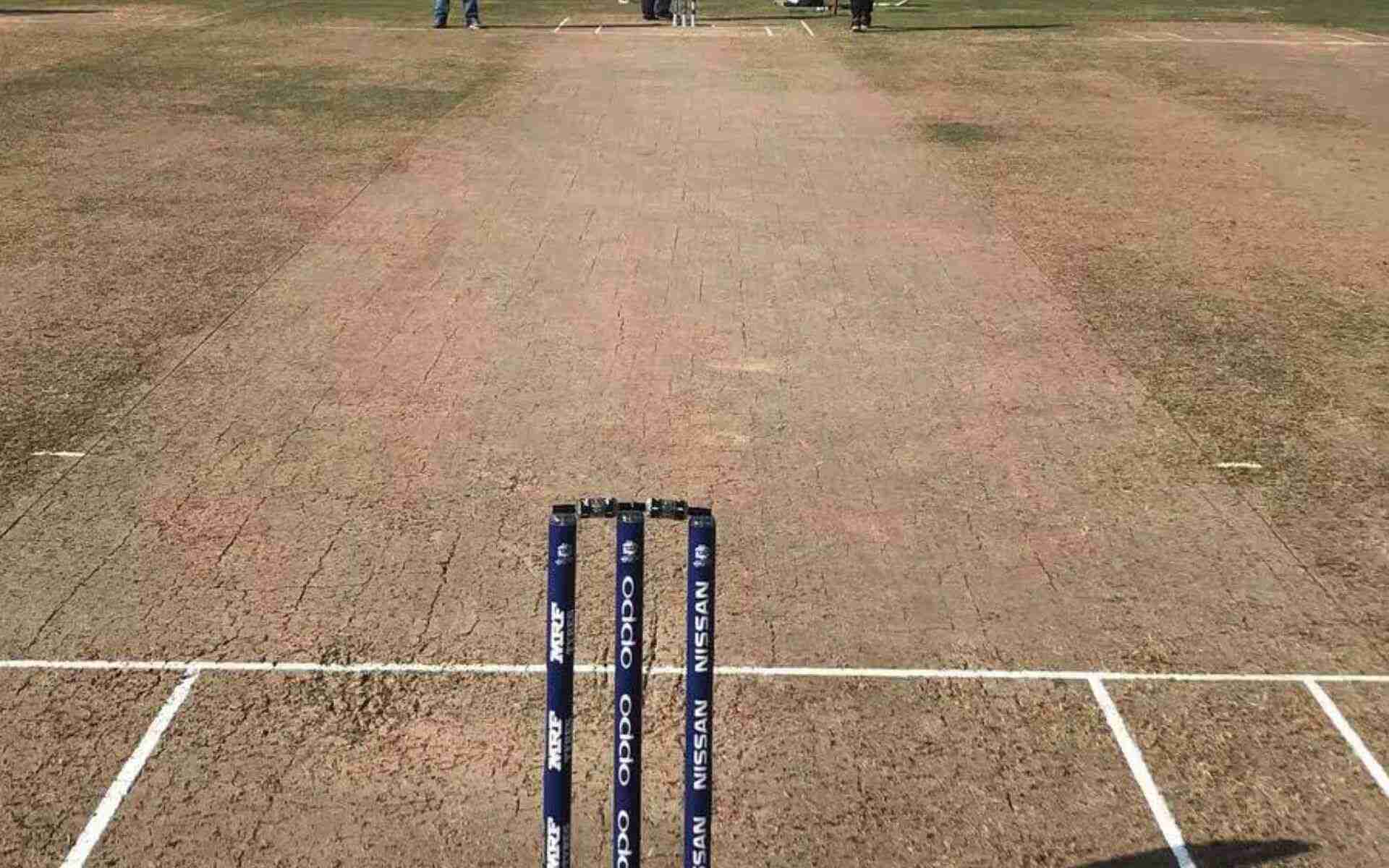 Providence Stadium Guyana Pitch (Source:@GeorgeDobell1/X.com)