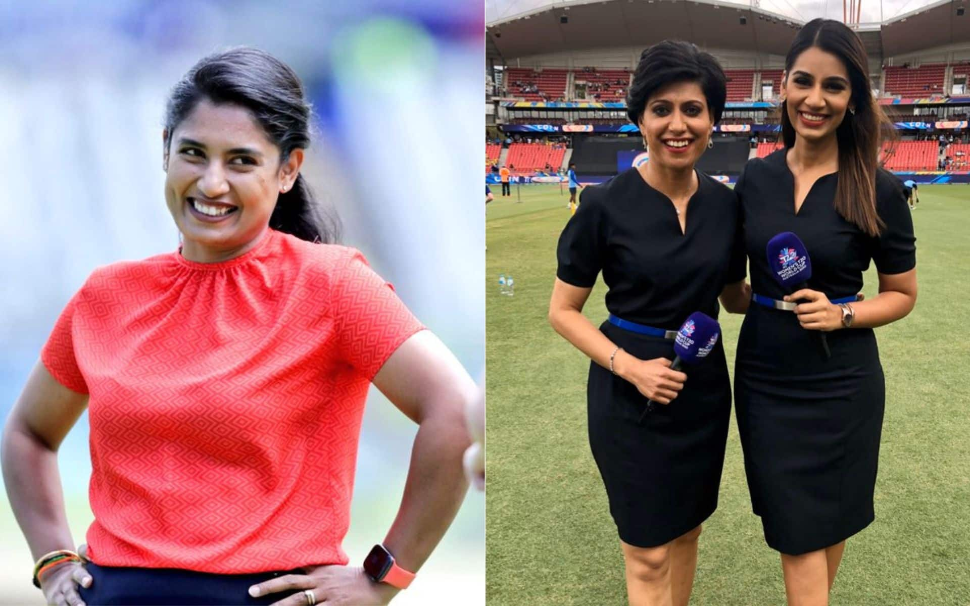 Mithali Raj and Anjum Chopra [Source: @M_Raj03/x, @chopraanjum/x]