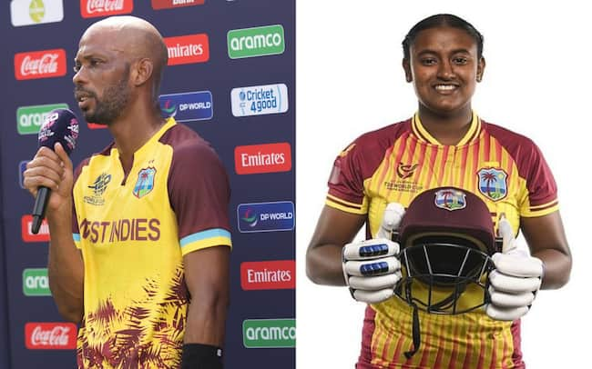 Roston Chase and  Ashmini Munisar (Source: @GlobalCaribbean/x.com)