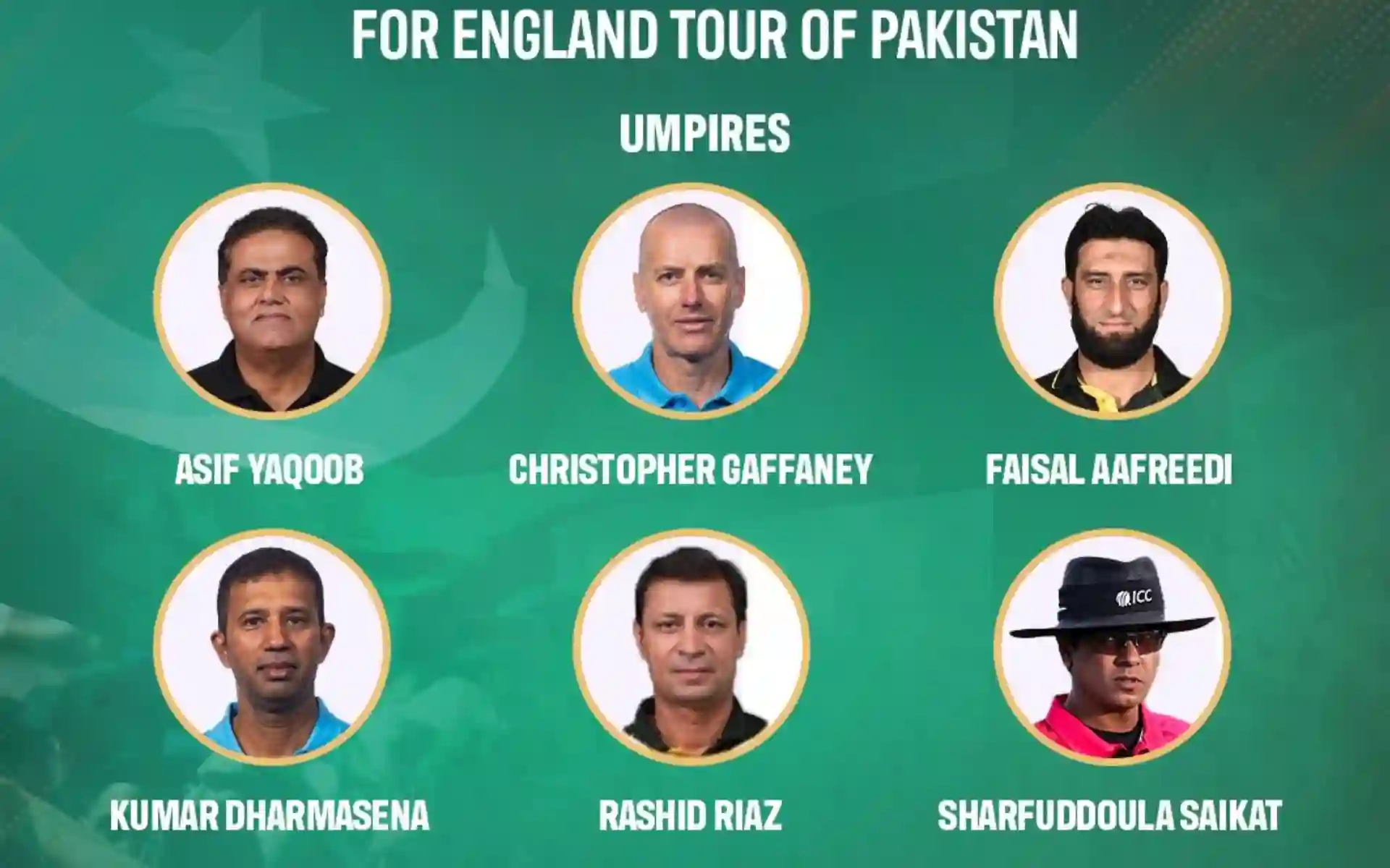 PCB Announces List Of Match Officials For Pakistan Vs England Test Series