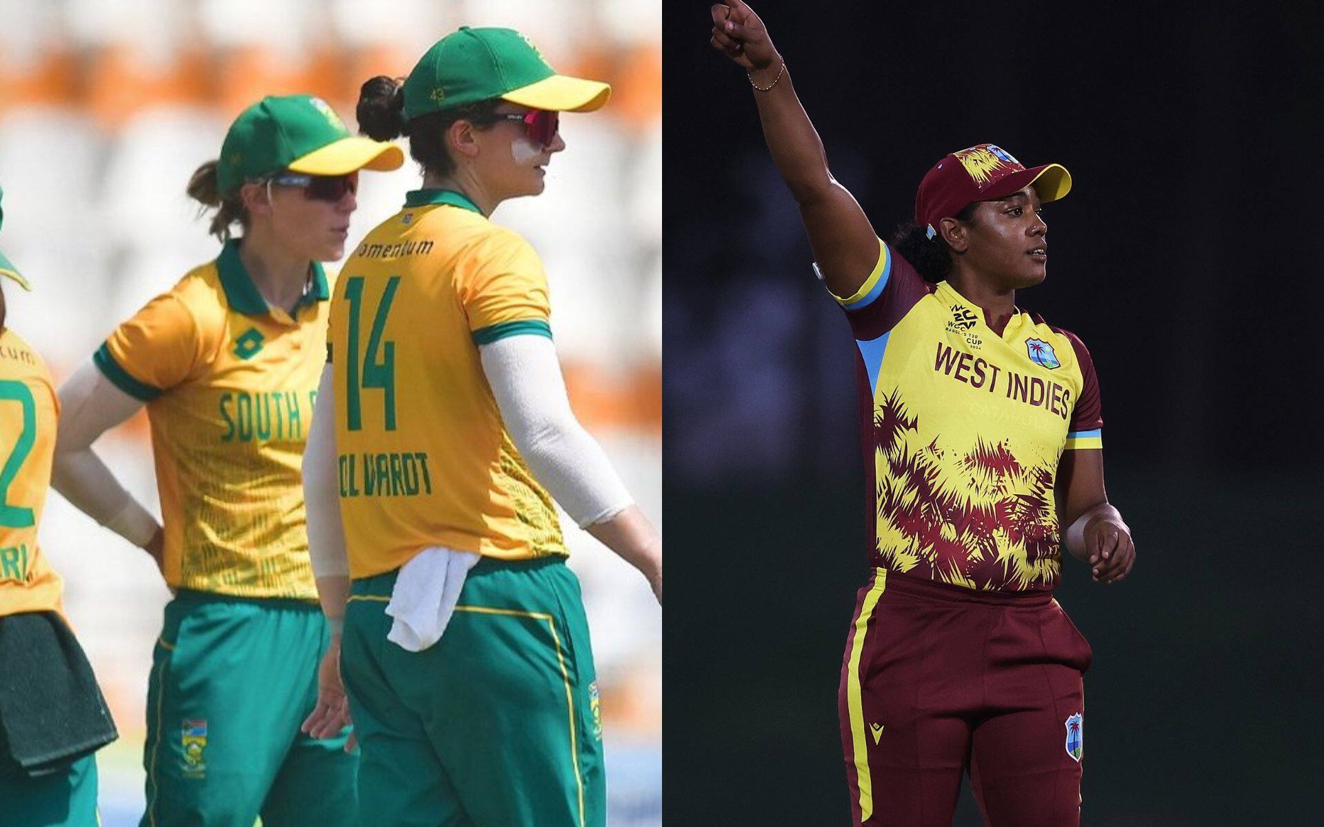 SA-W vs WI-W, Women's T20 World Cup 2024: Match Prediction for Match 3 [Source: @ProteasWomenCSA,@windiescricket/x.com]