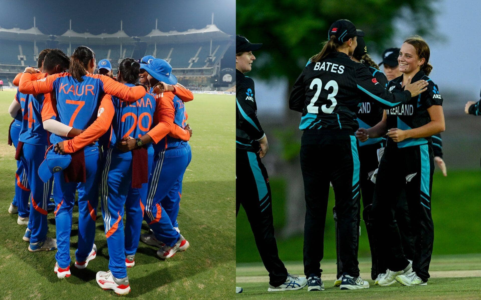 IN-W vs NZ-W, Women's T20 World Cup 2024: Dream11 Predictions for Match 4 [Source: @BCCIWomen, @WHITE_FERNS/x.com]