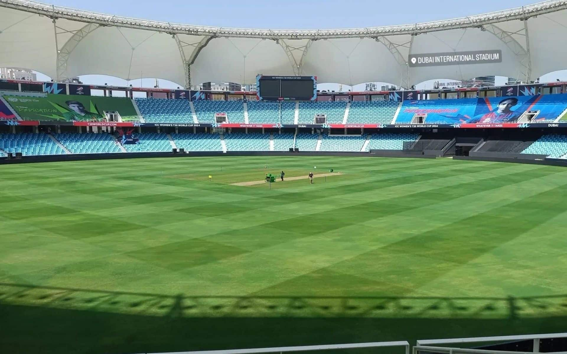 Dubai International Cricket Stadium [Source: @AJpadhi/X.com]