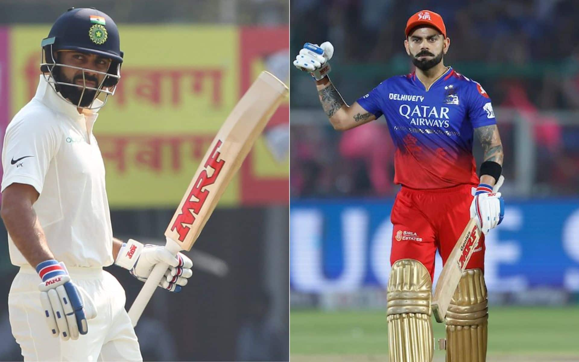 Virat Kohli’s Test vs IPL Bat [Source: @CricCrazyJohns/x.com]