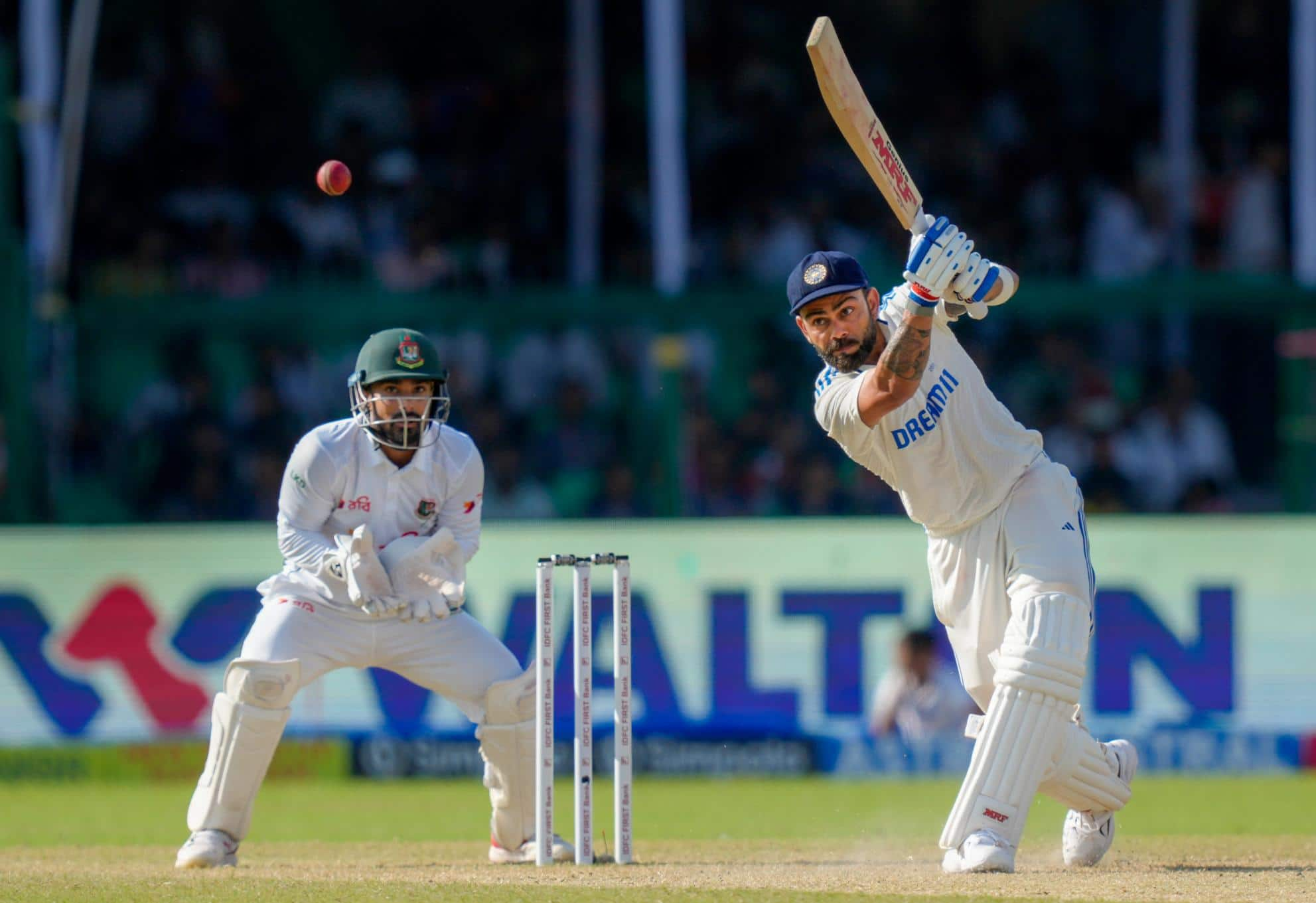 Kohli's Test bat used Vs Bangladesh [Source: PTI]
