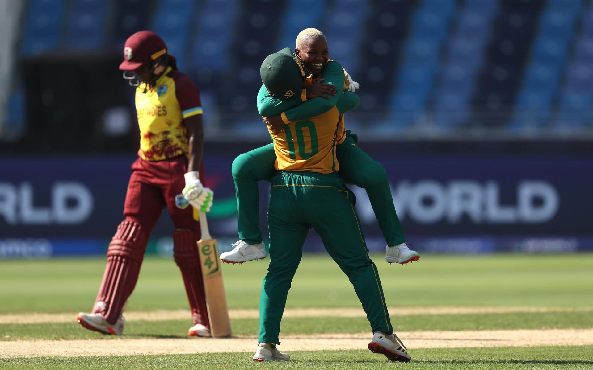 Women's T20 World Cup 2024: Wolvaardt, Brits Complement Mlaba’s Four-Fer As South Africa Wallop West Indies