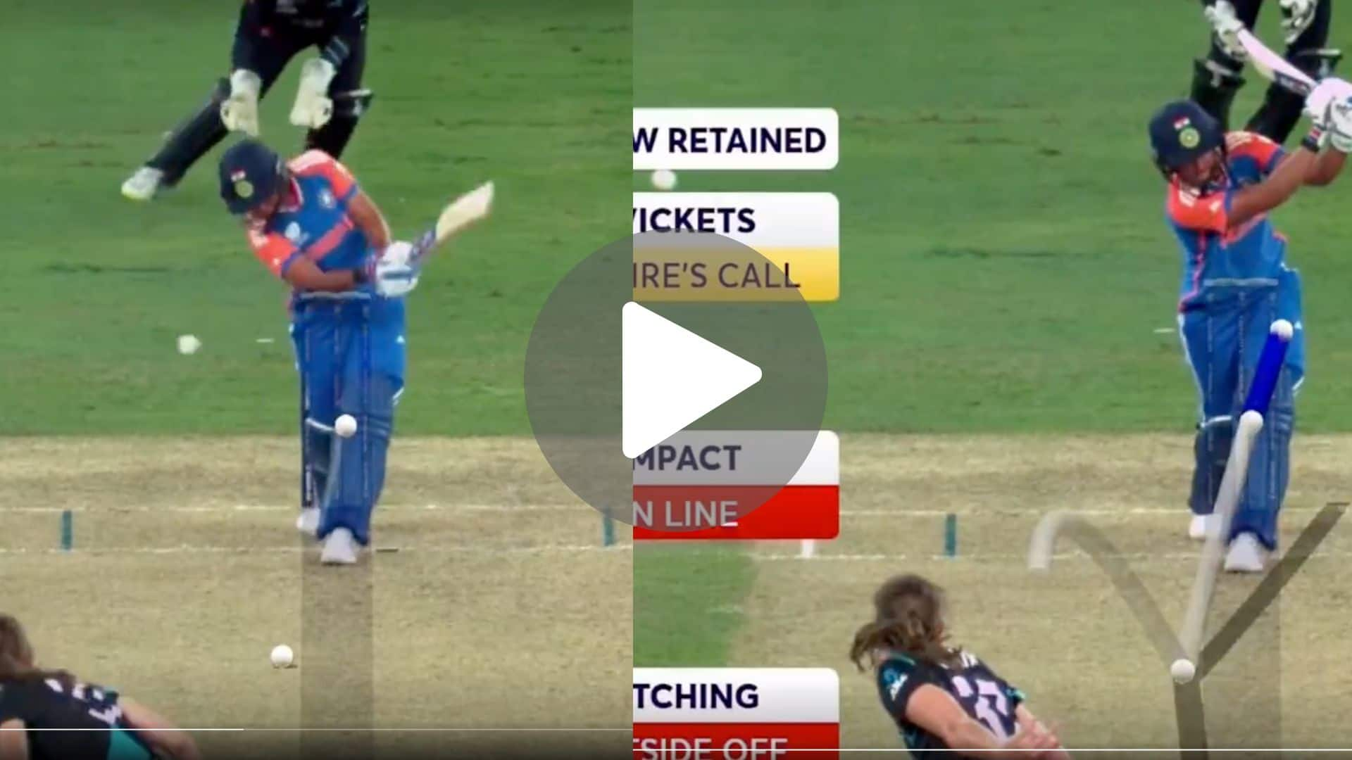 [Watch] Harmanpreet Kaur Trapped Plumb In Front As India Crumble Vs New Zealand