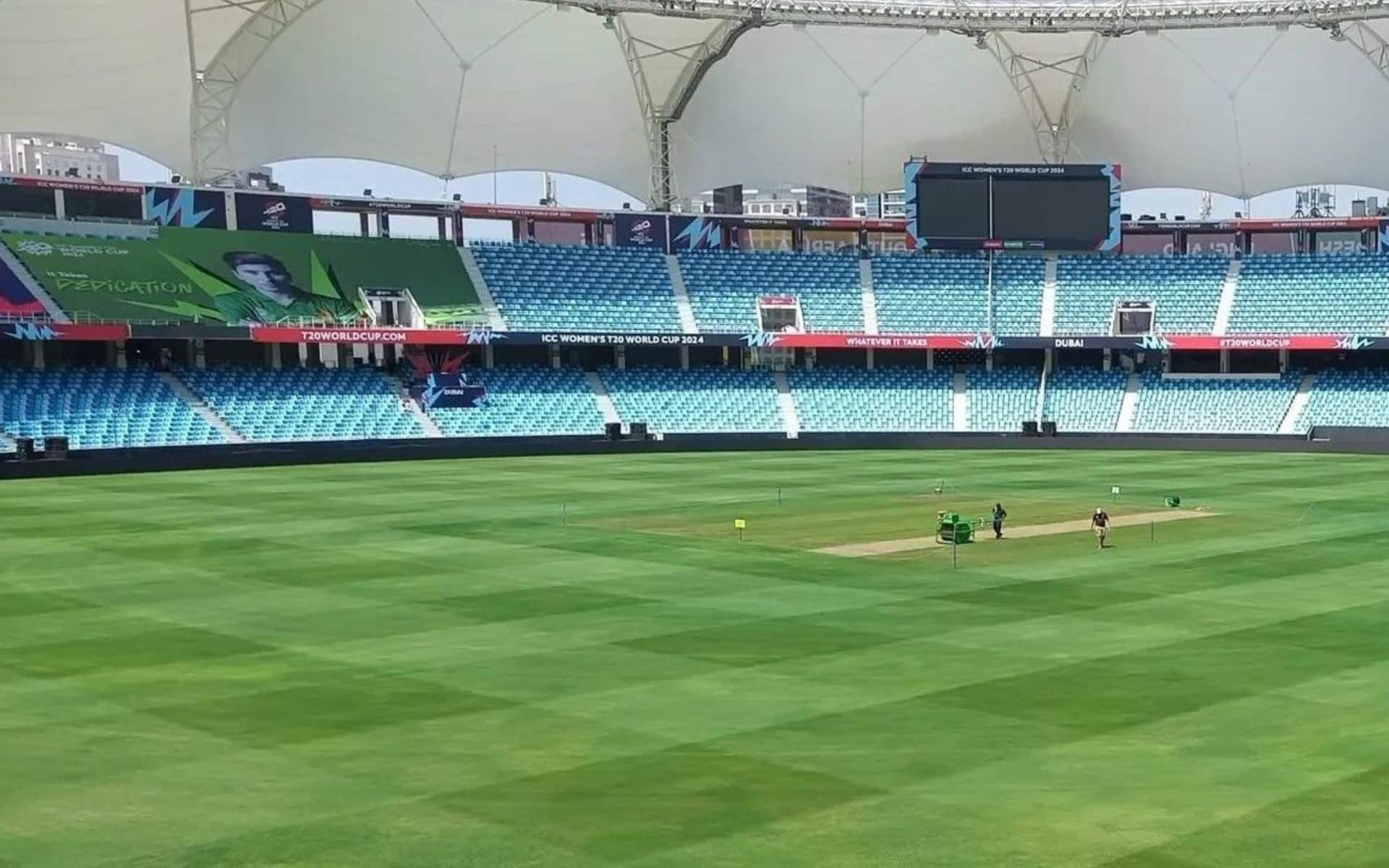 Dubai International Cricket Stadium (Source:@AJpadhi/X.com)