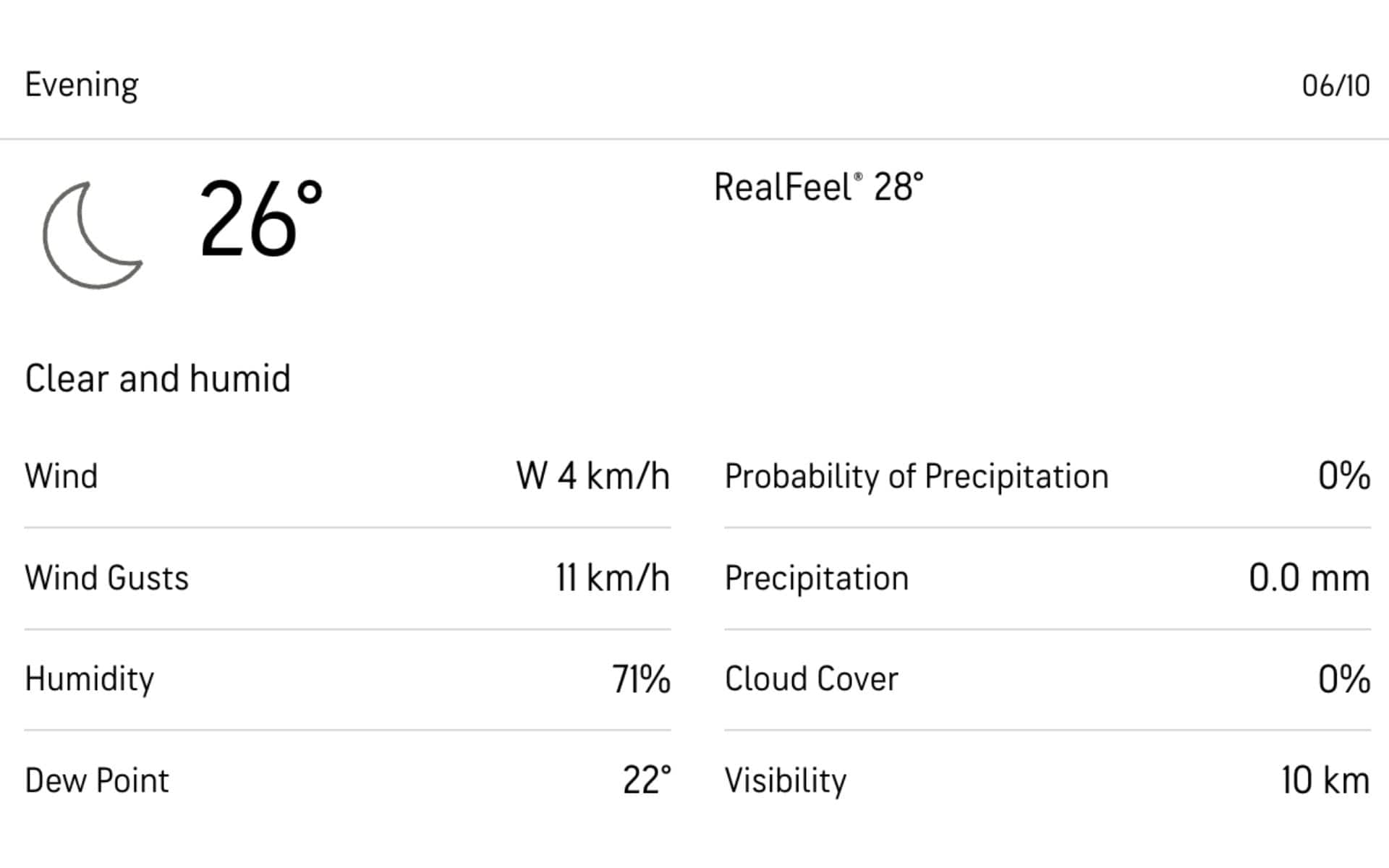 IND Vs BAN 1st T20I के लिए मौसम की रिपोर्ट [स्रोत: Accuweather]
