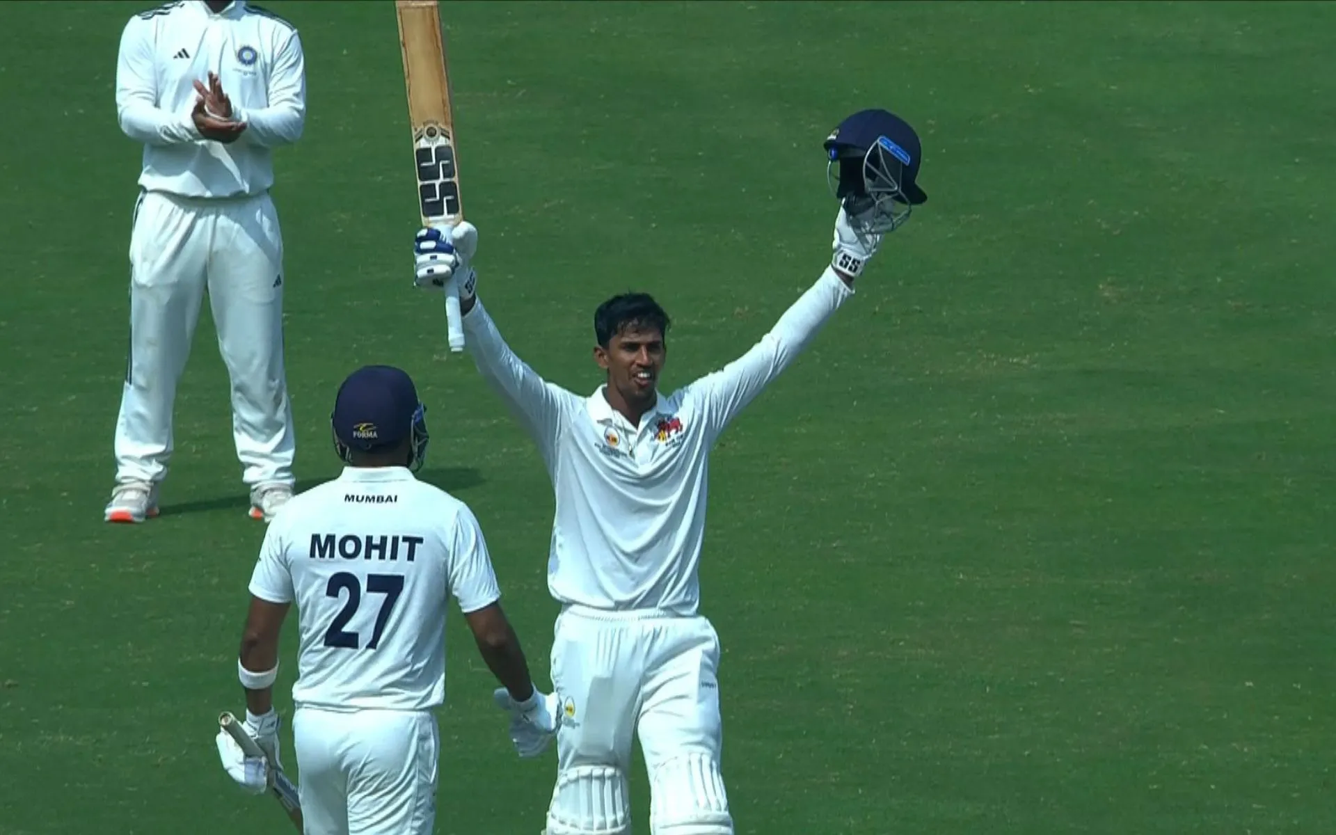 Mumbai won the Irani Cup courtesy of first innings lead [Source: @BCCIdomestic/x]